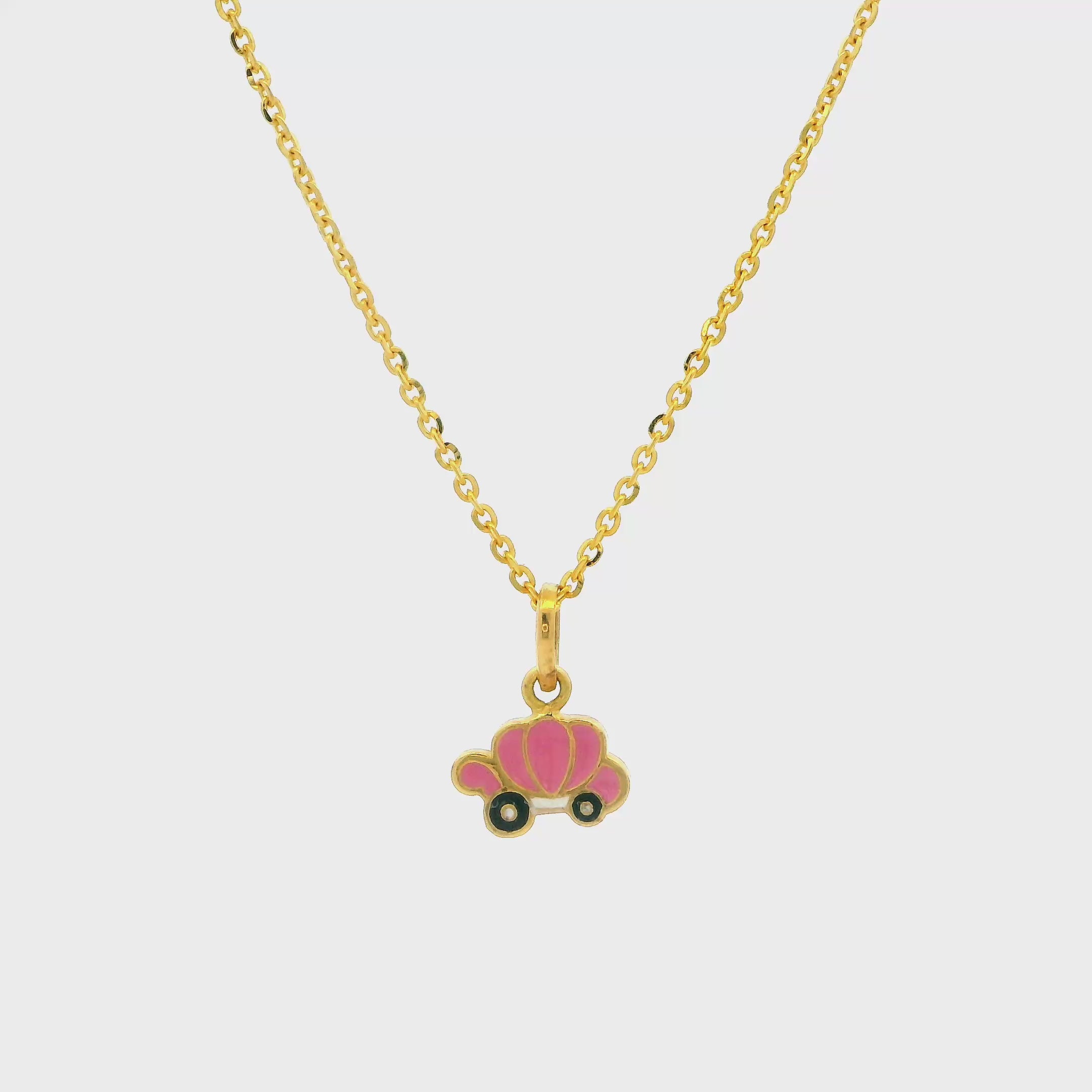 Rosy Joy 18K Kids Gold Locket