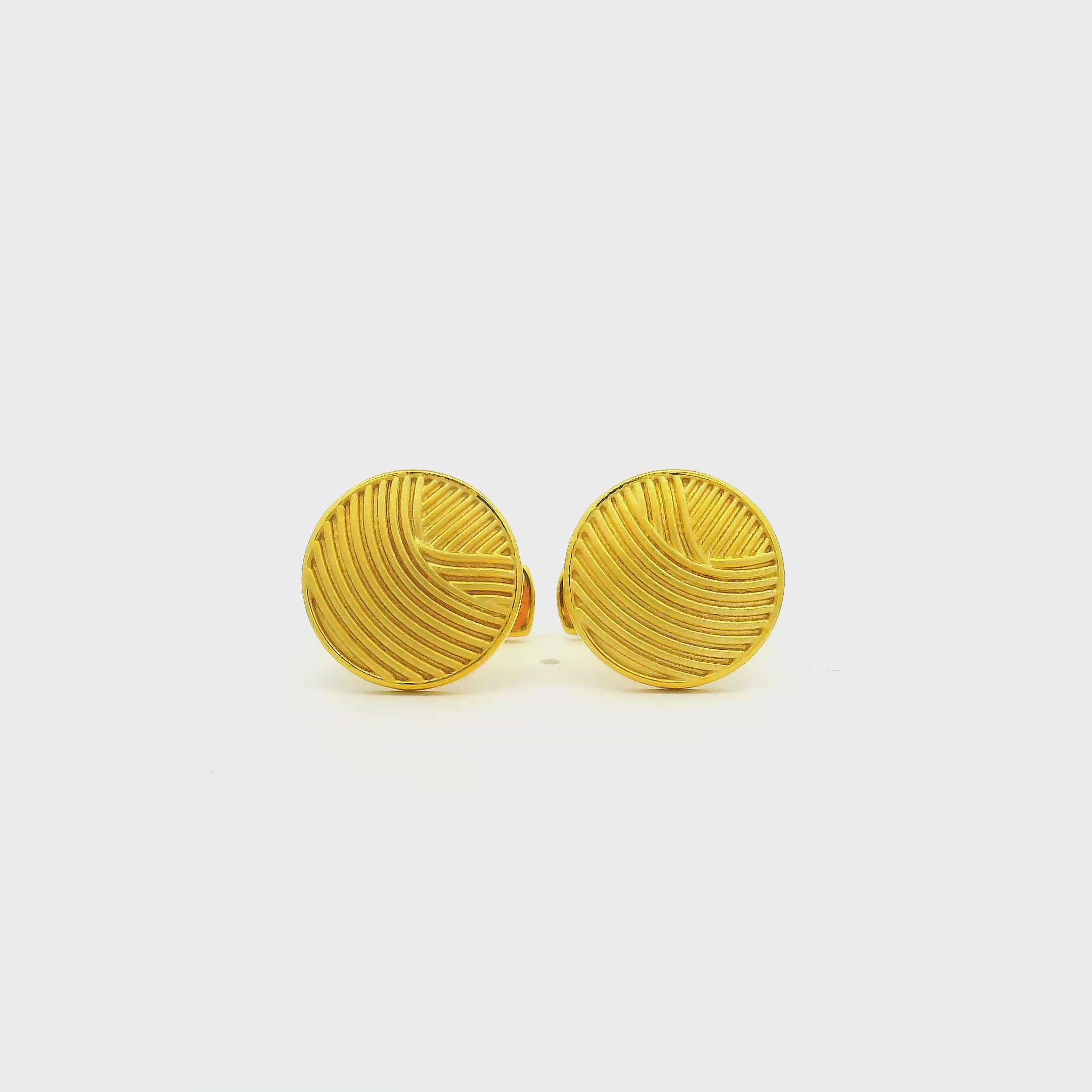 Urban Classy Gold Cufflinks