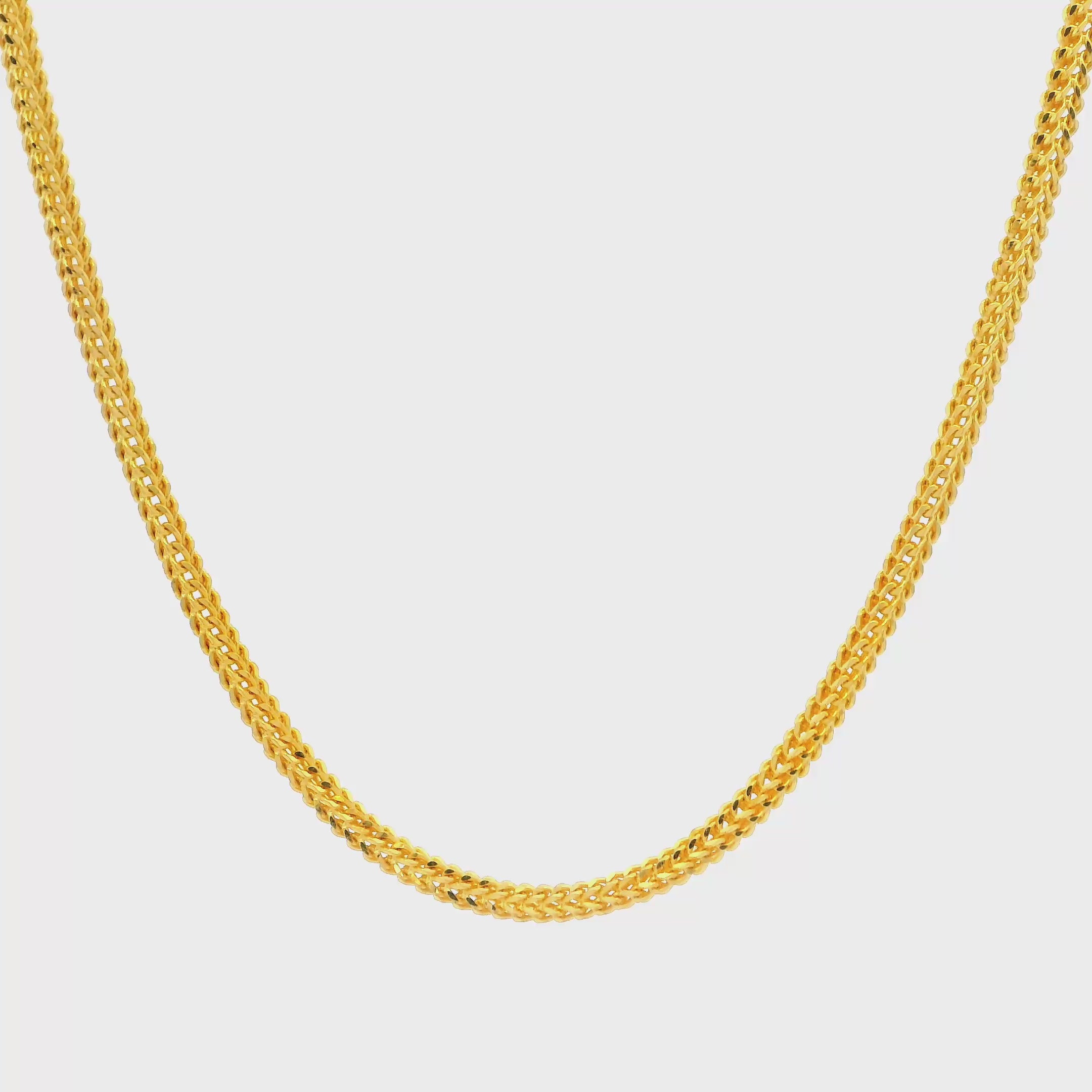 Pristine Glow Gold Chain for Men