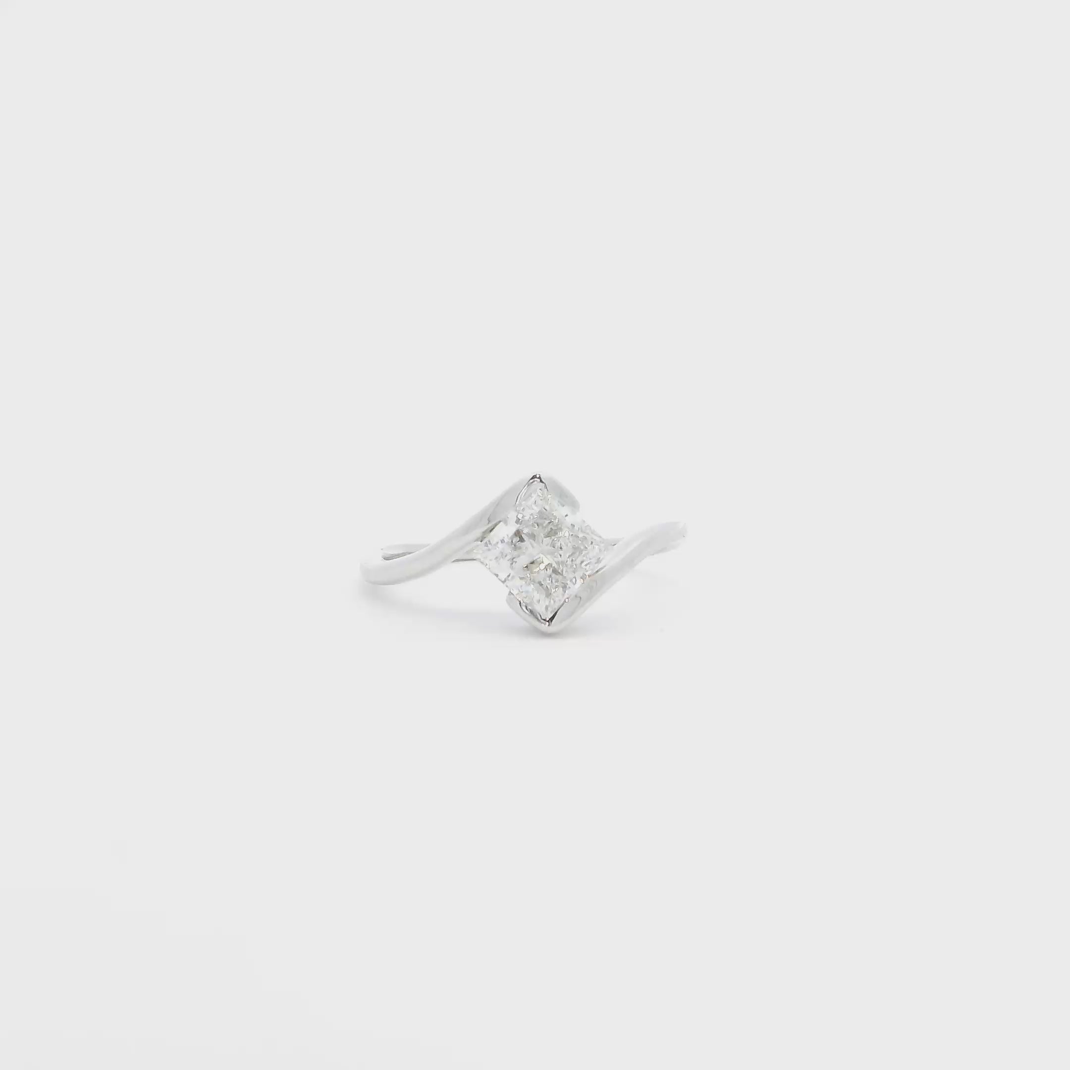 Mesmeric Dazzle Lab Grown Diamond Ring