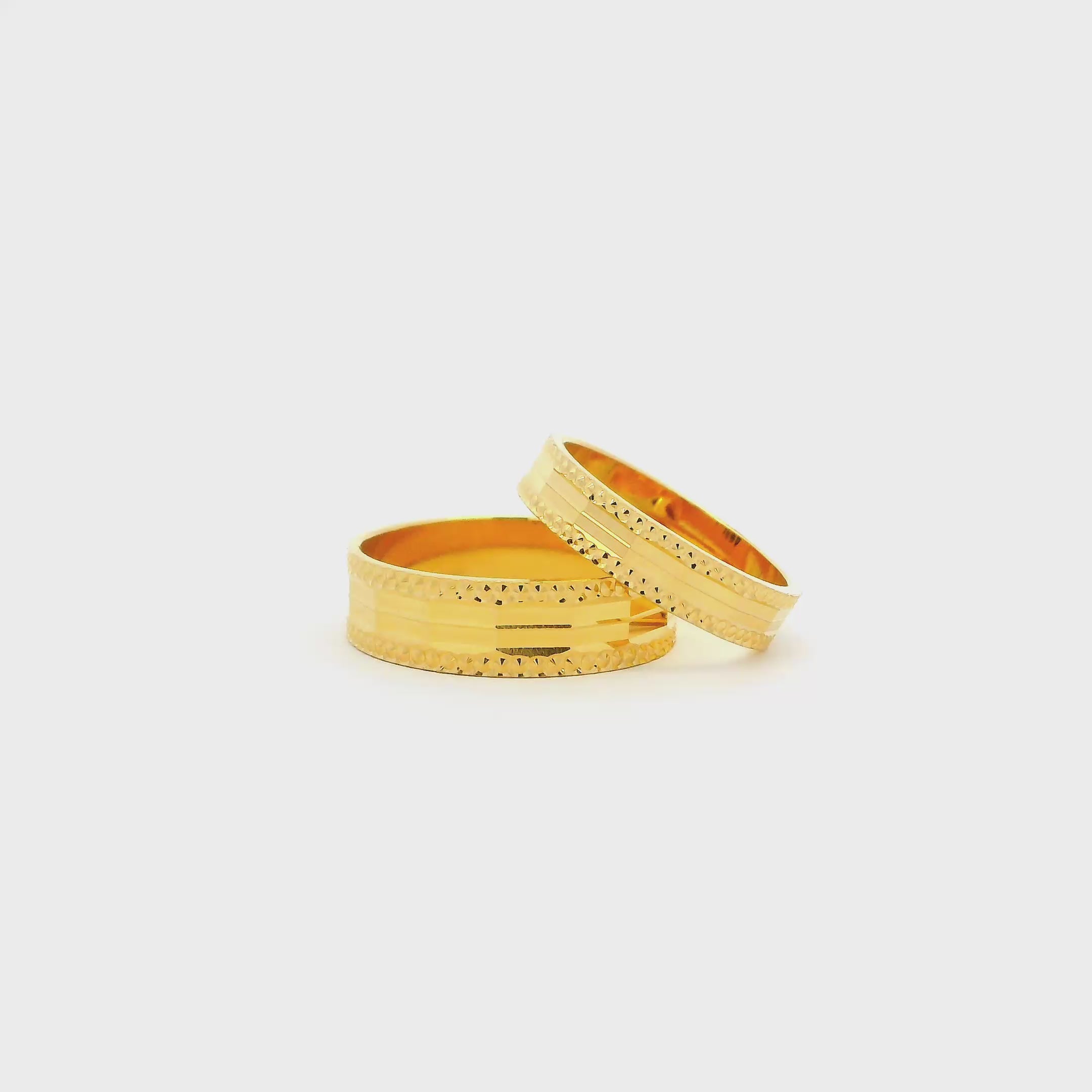Eternal Vow Gold Couple Rings