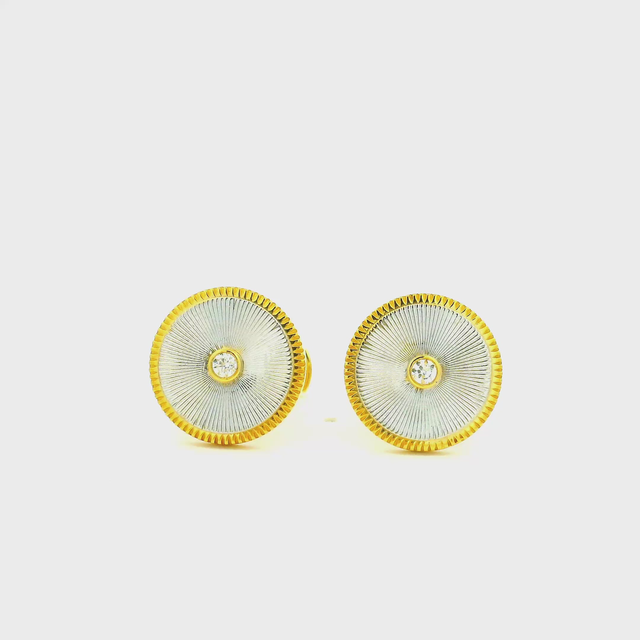 Splendour Shine Gold Cufflinks