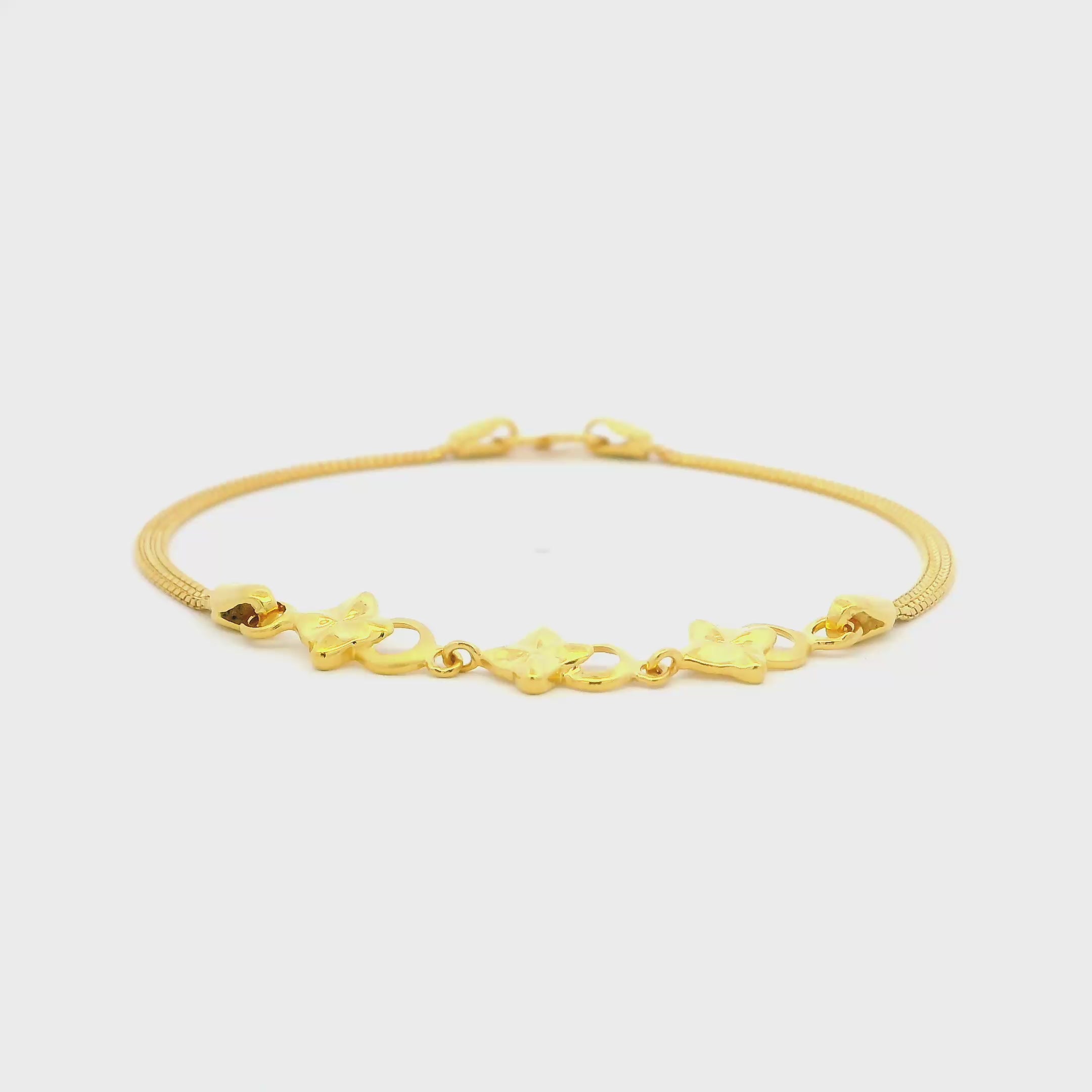 Petite Charm Gold Bracelet for Women