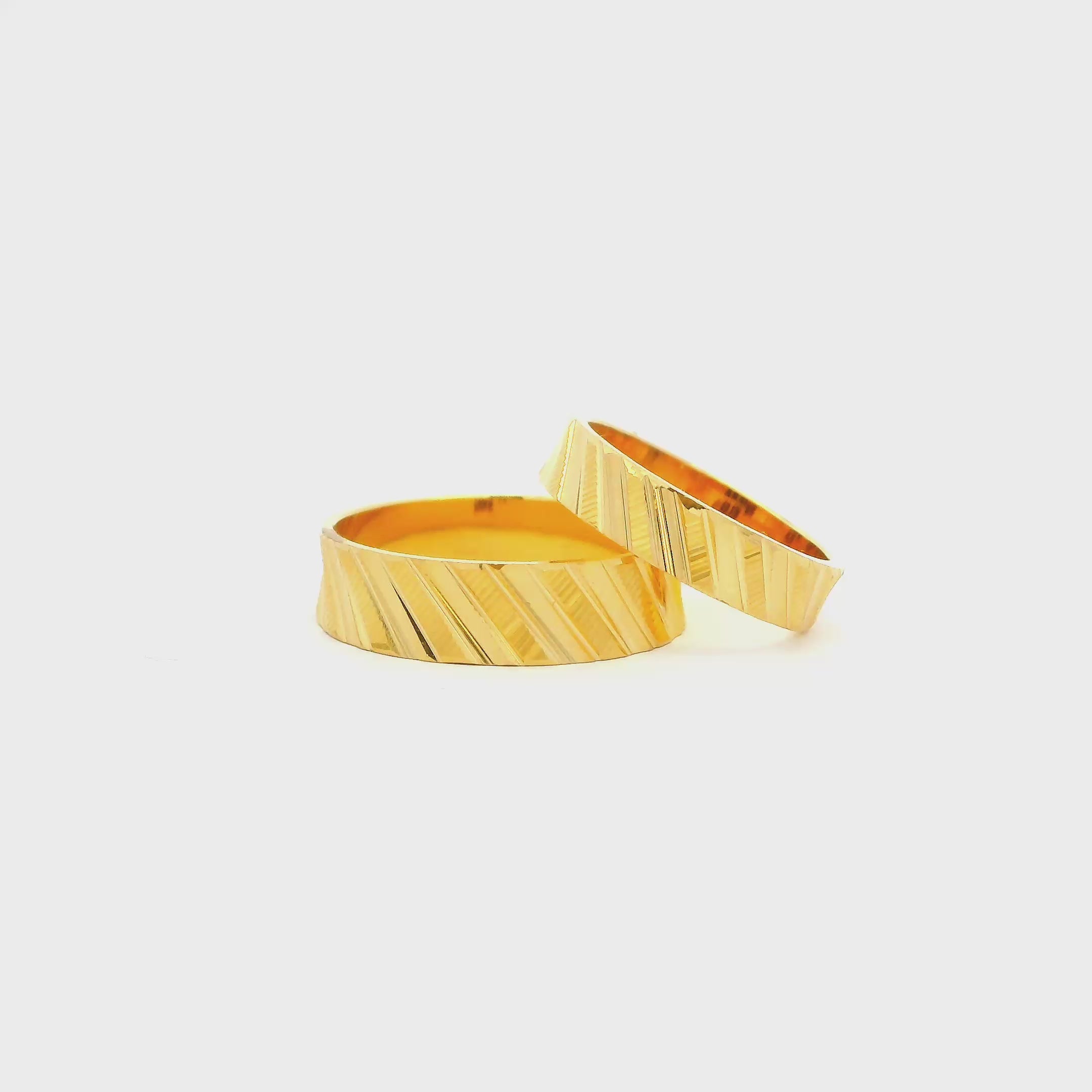 Timeless Connection Gold Couple Rings