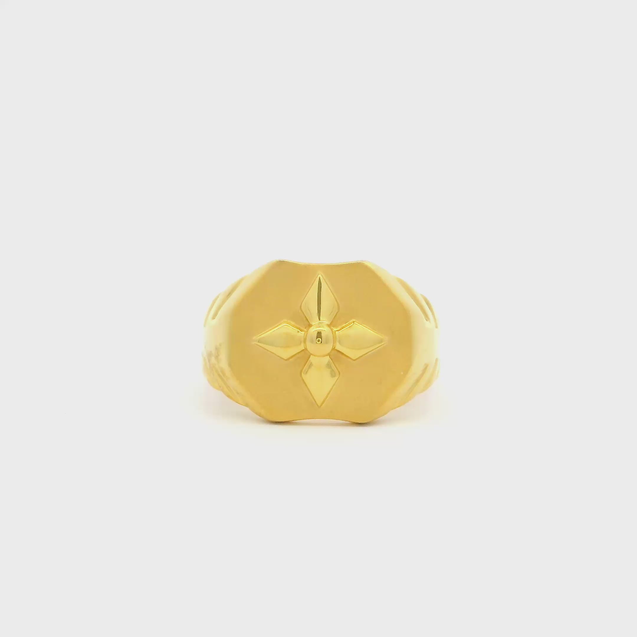 Boldly Stout Gold Ring for Men