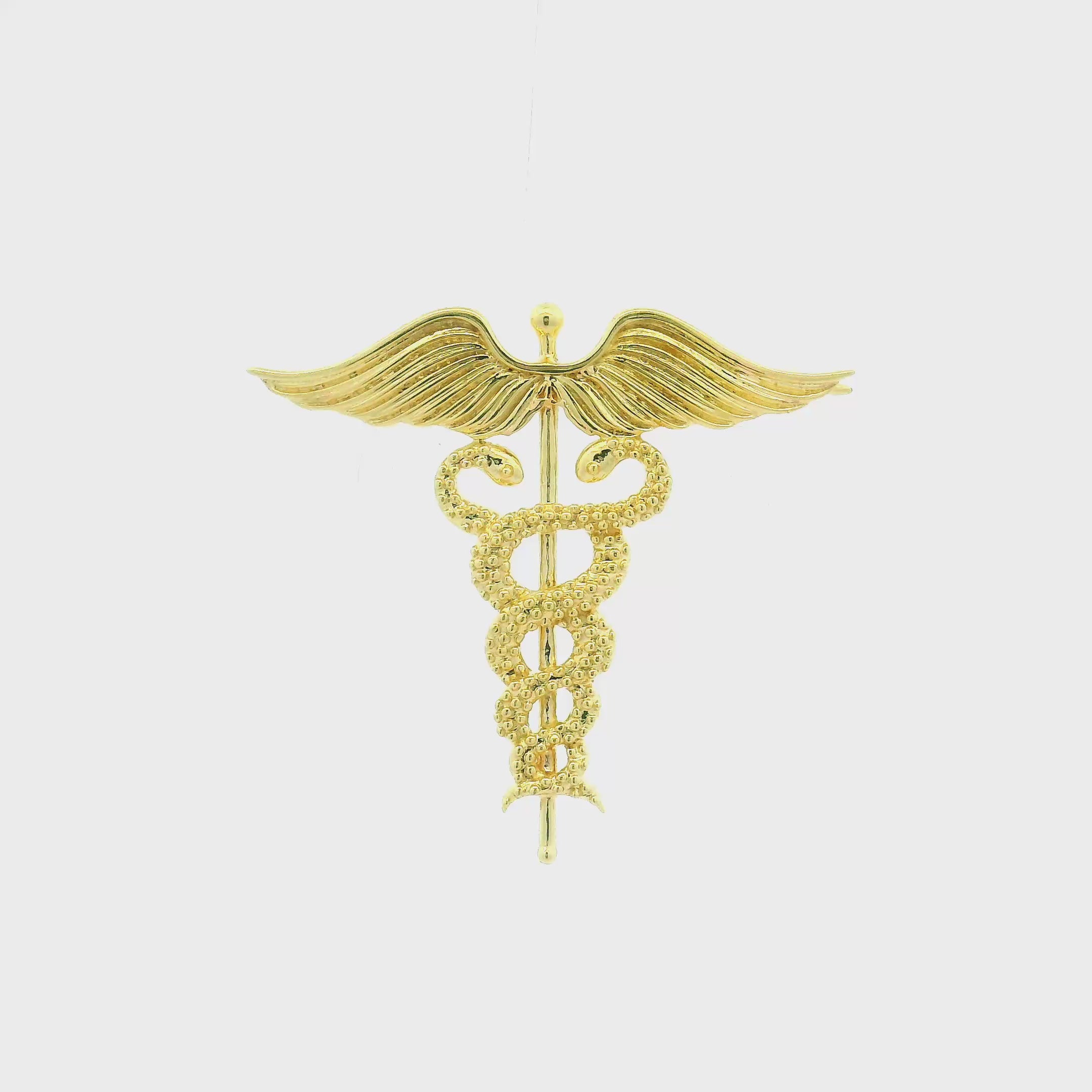 Shine in Sauve Gold Brooch for Men