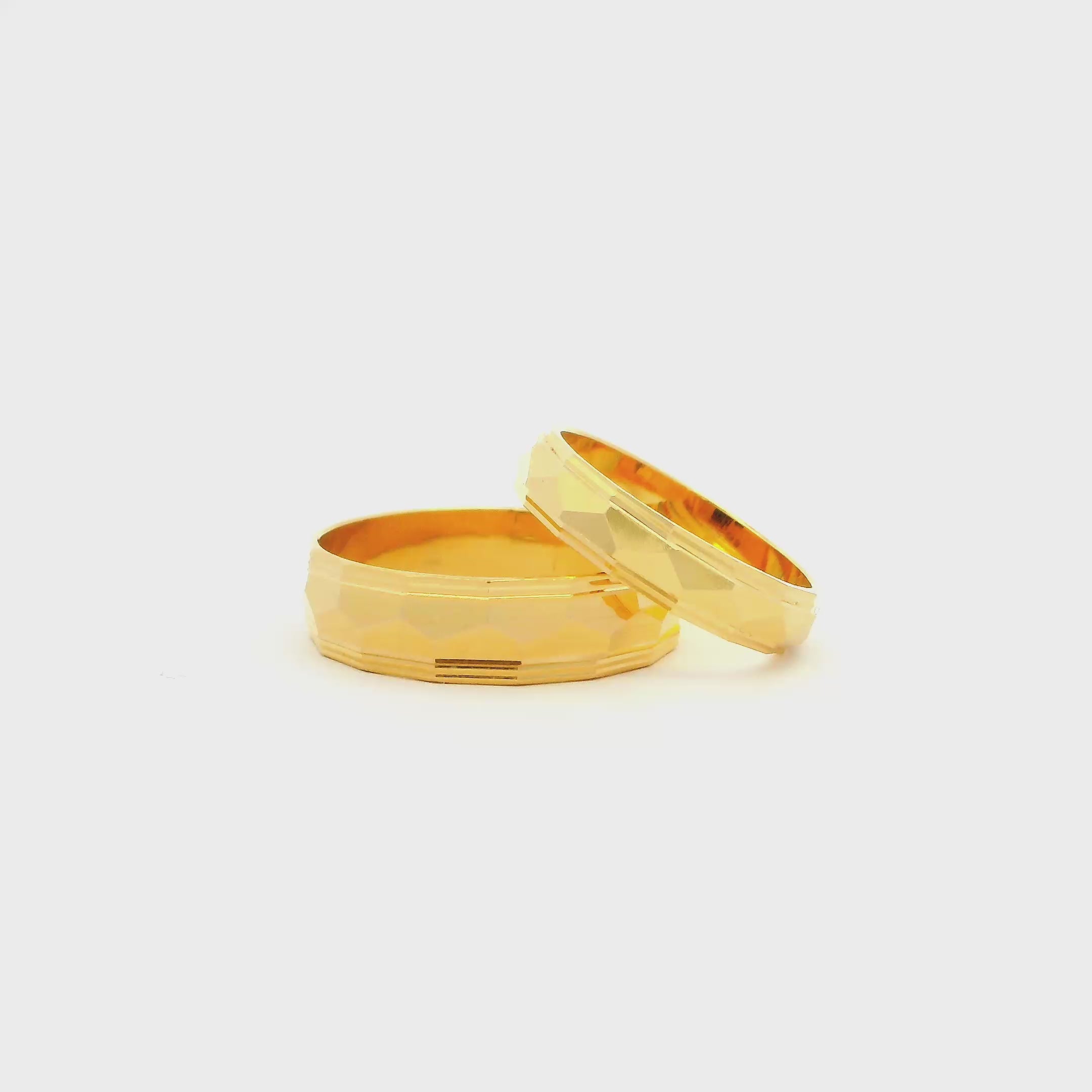 Eternal Promise Gold Couple Rings