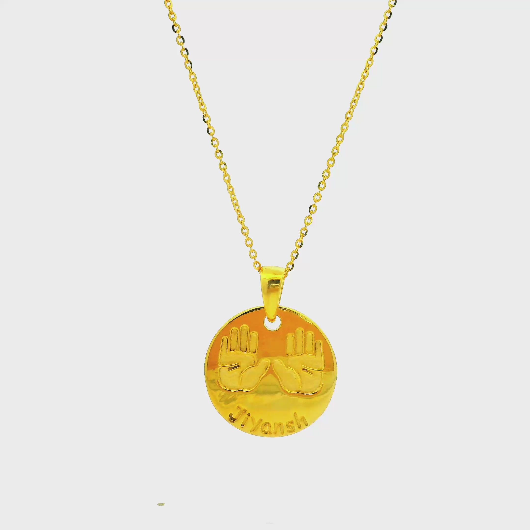 Jolly Jiyansh 18K Kids Gold Locket