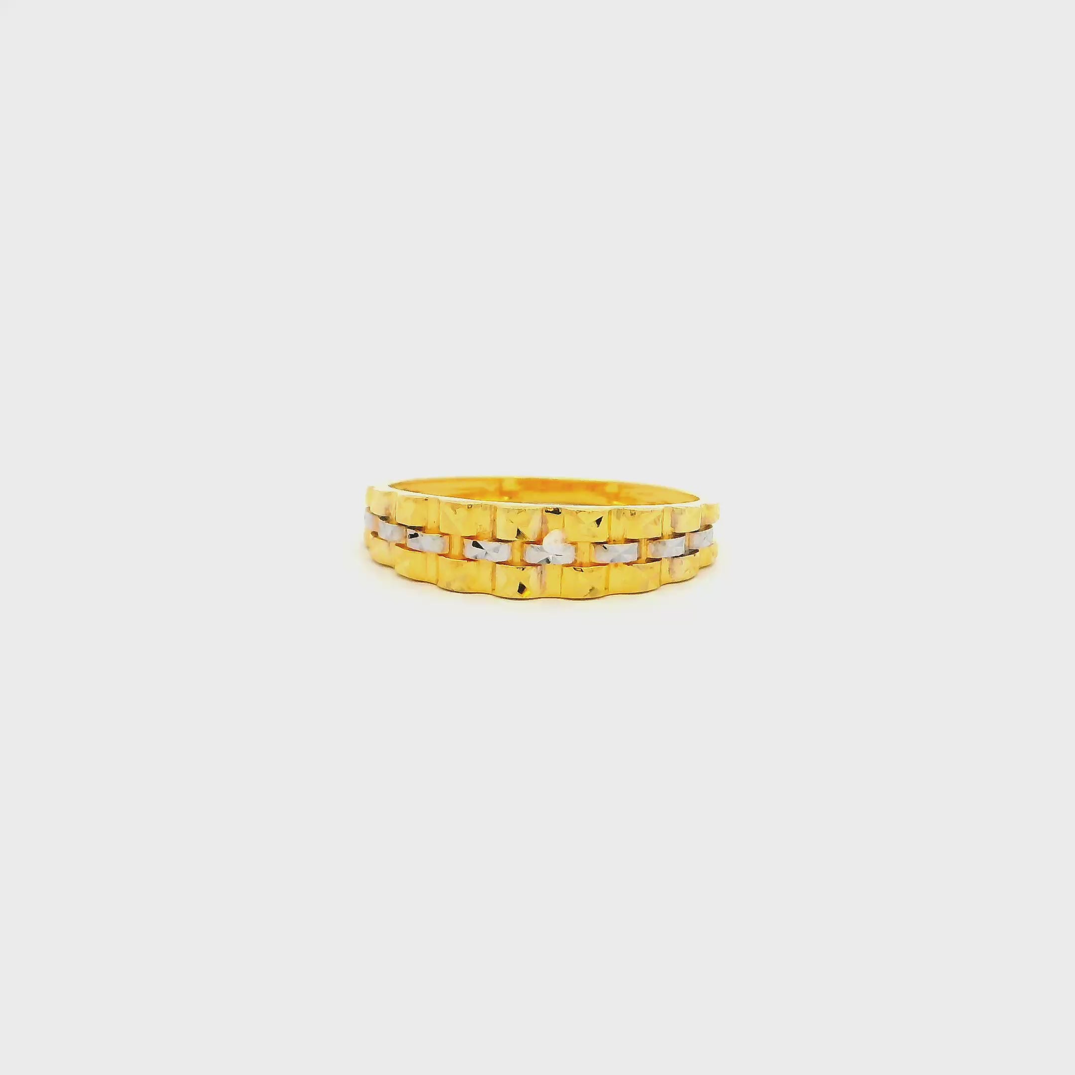 Minimalist Sauve Gold Ring for Men