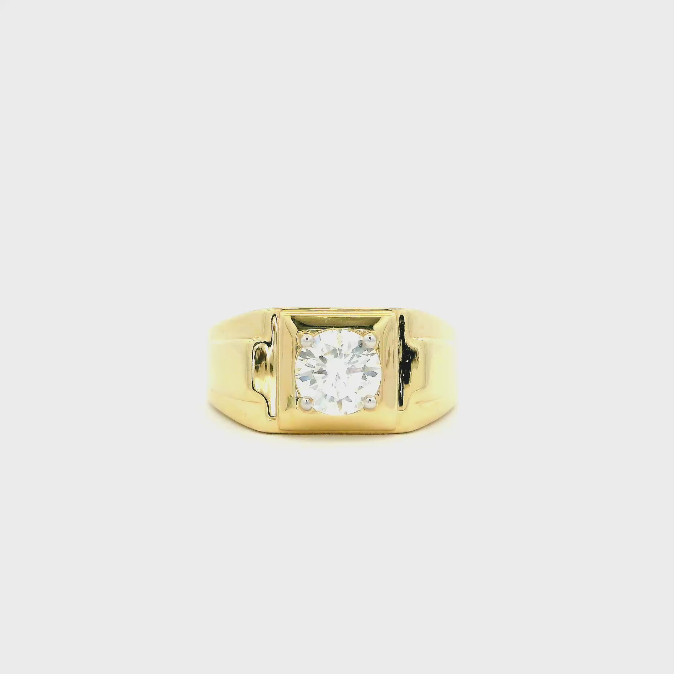 Modish Elegance Lab Grown Diamond Ring