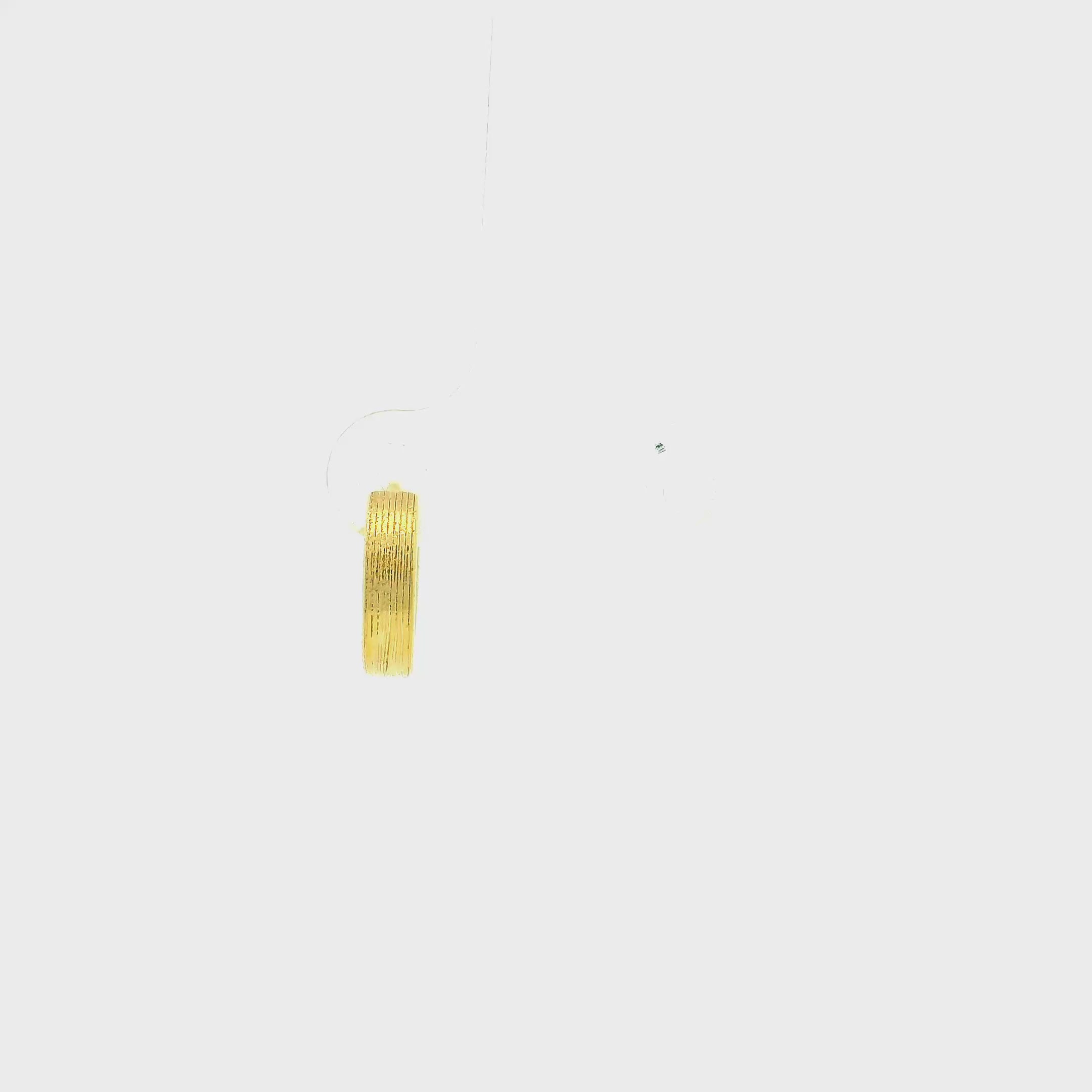Stylish Edgy Gold Studs