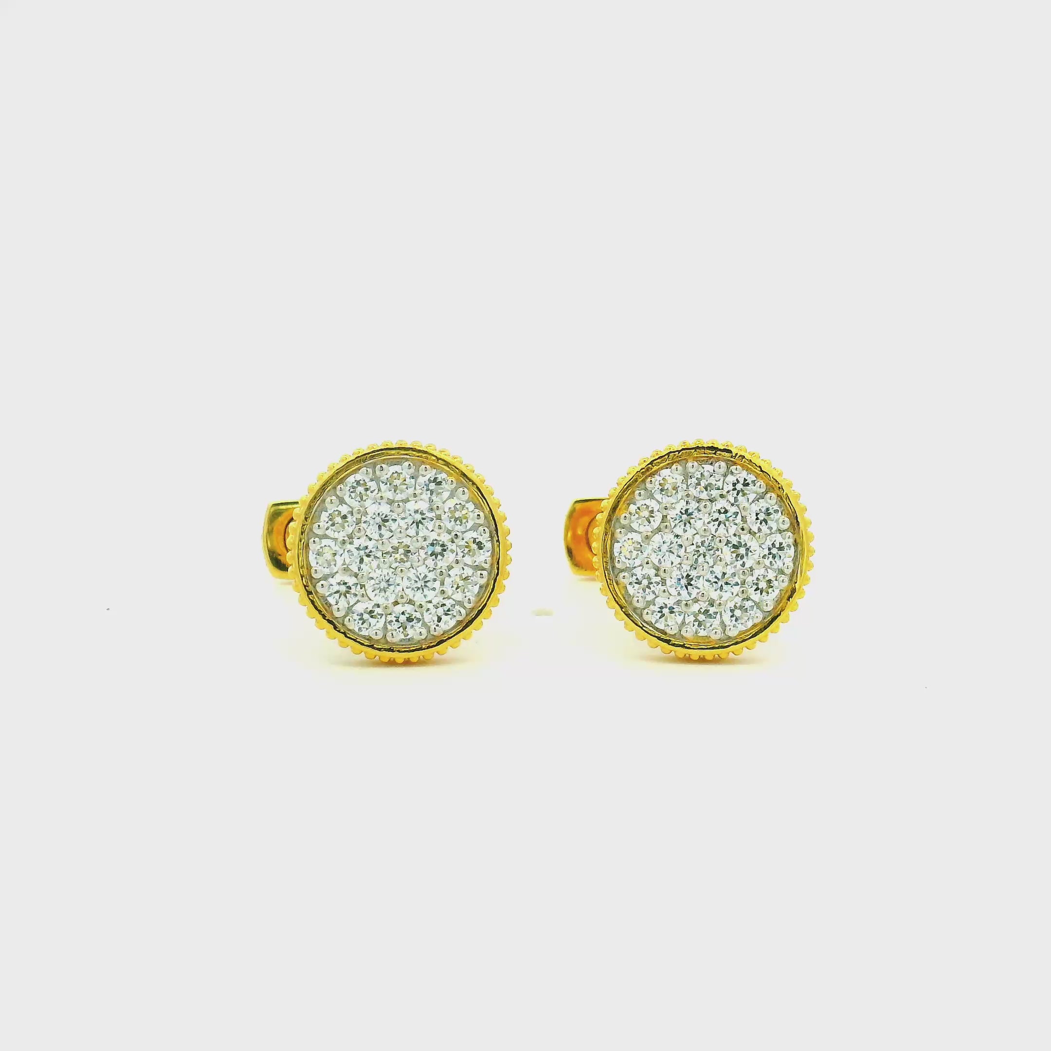 Husky Shimmer Gold Cufflinks