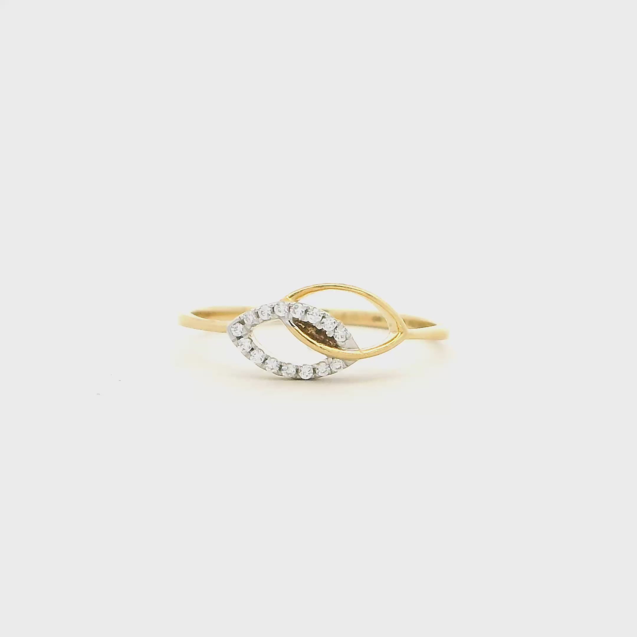 Captivating Glow Gold Ring for Women