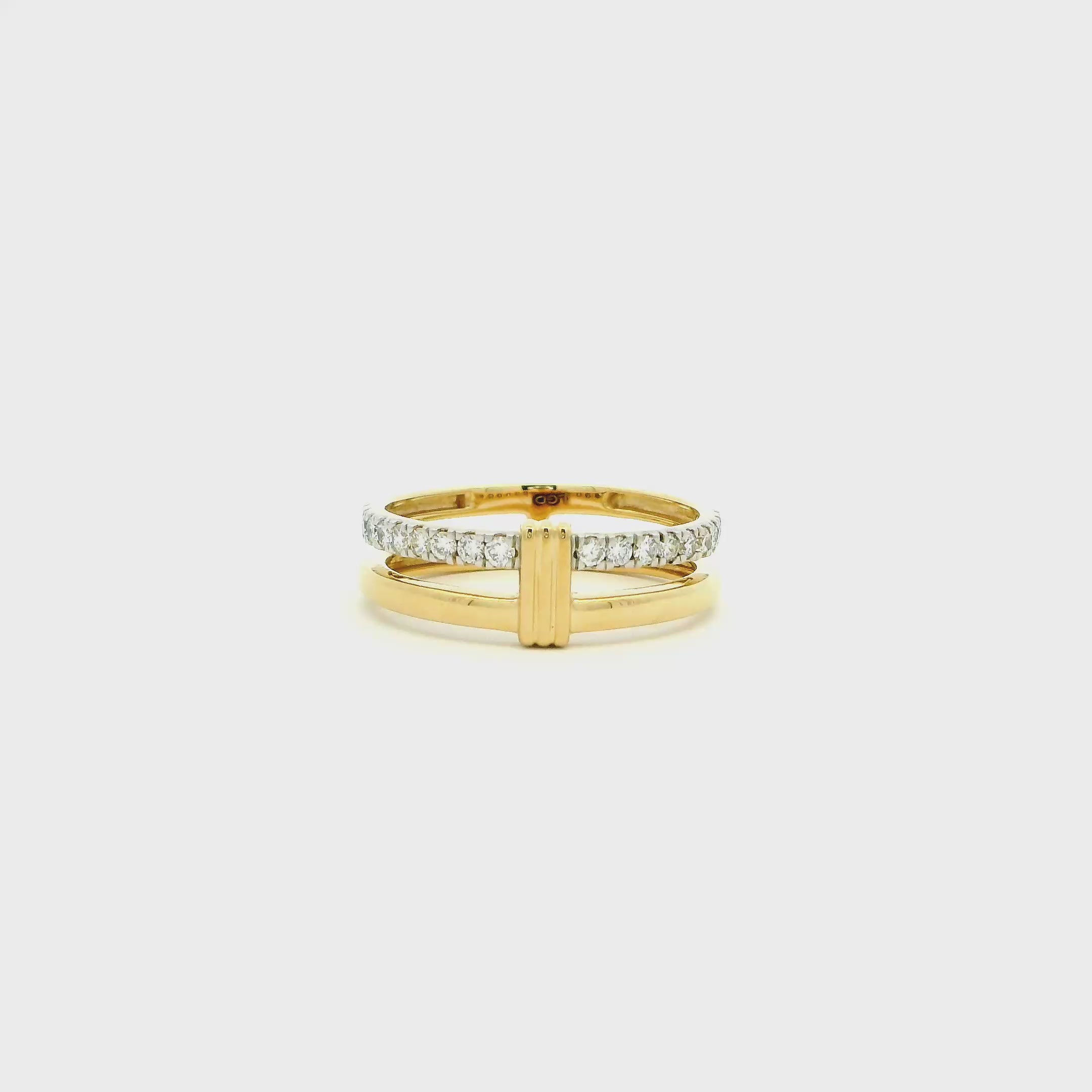9K Lab Grown Diamond Ring For Women