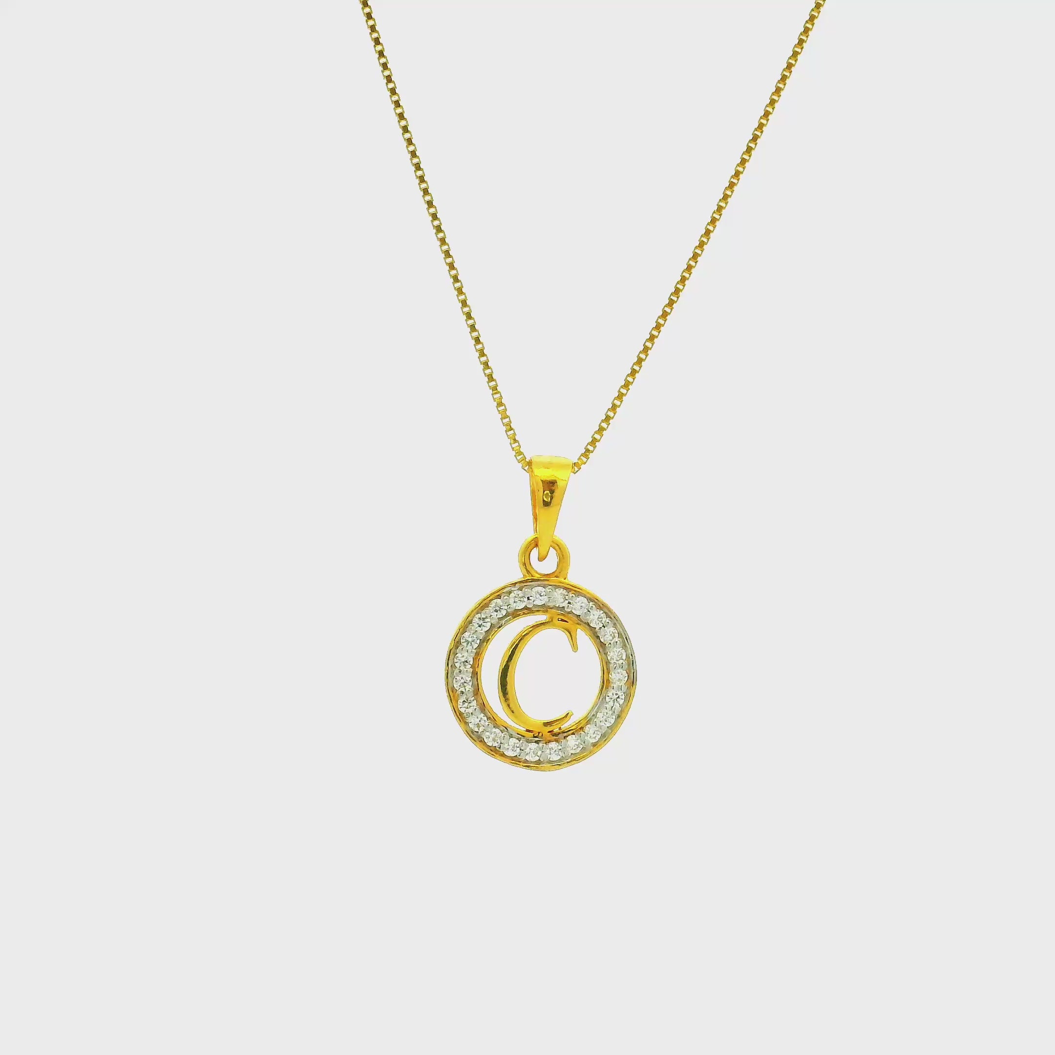 Captivating Shine Gold Pendant for Women
