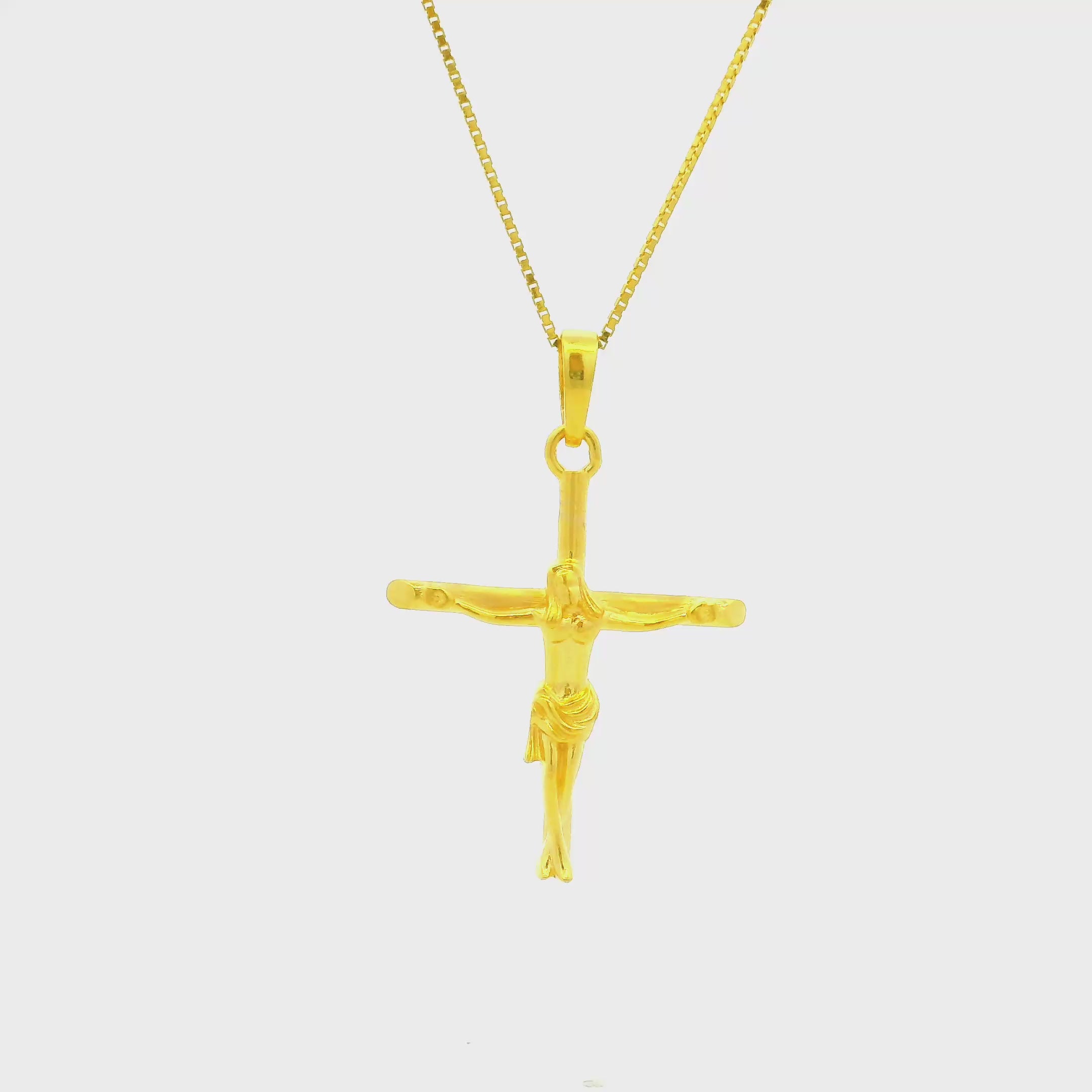 Benevolent Christ Gold Locket
