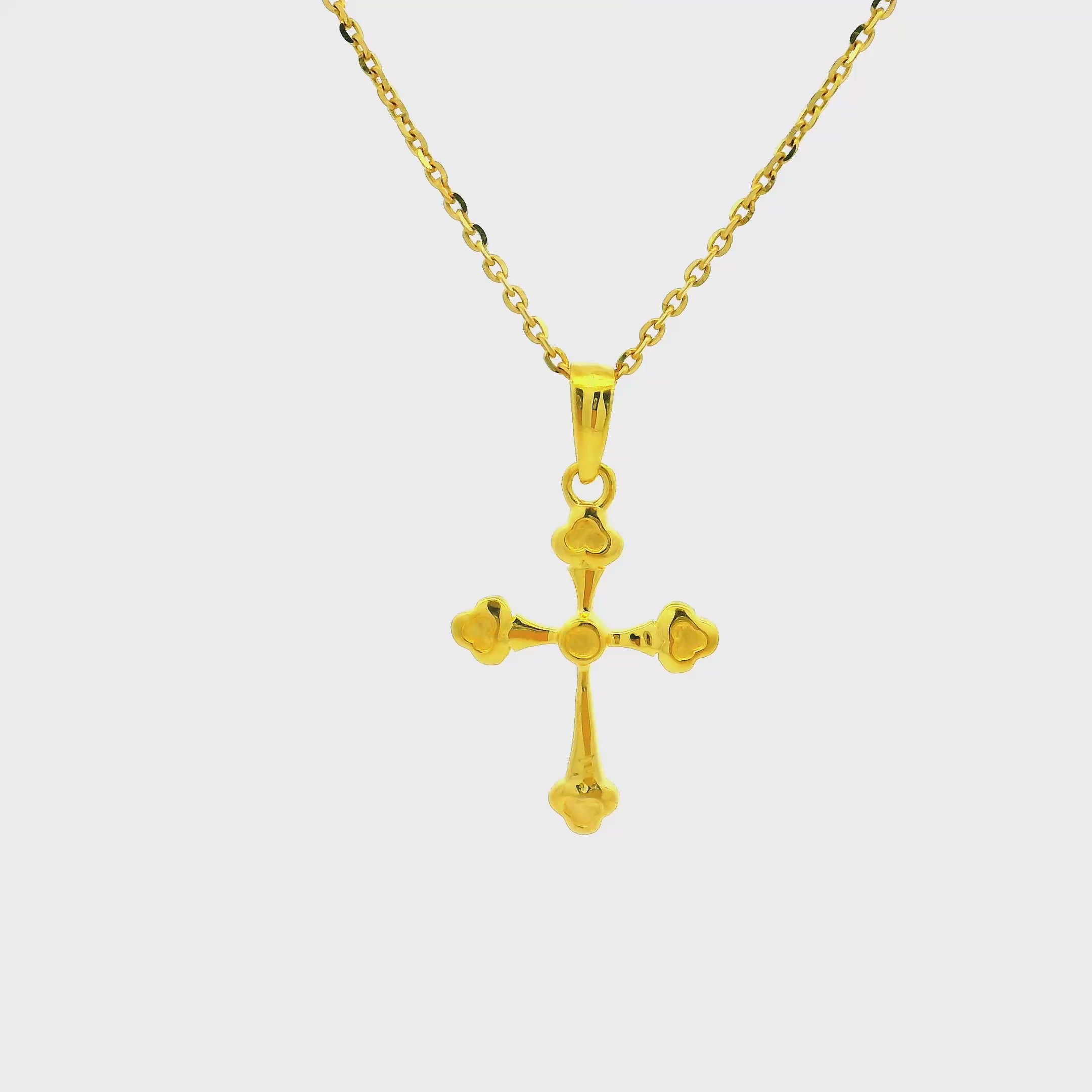 Holy Gold Christ Locket for Men