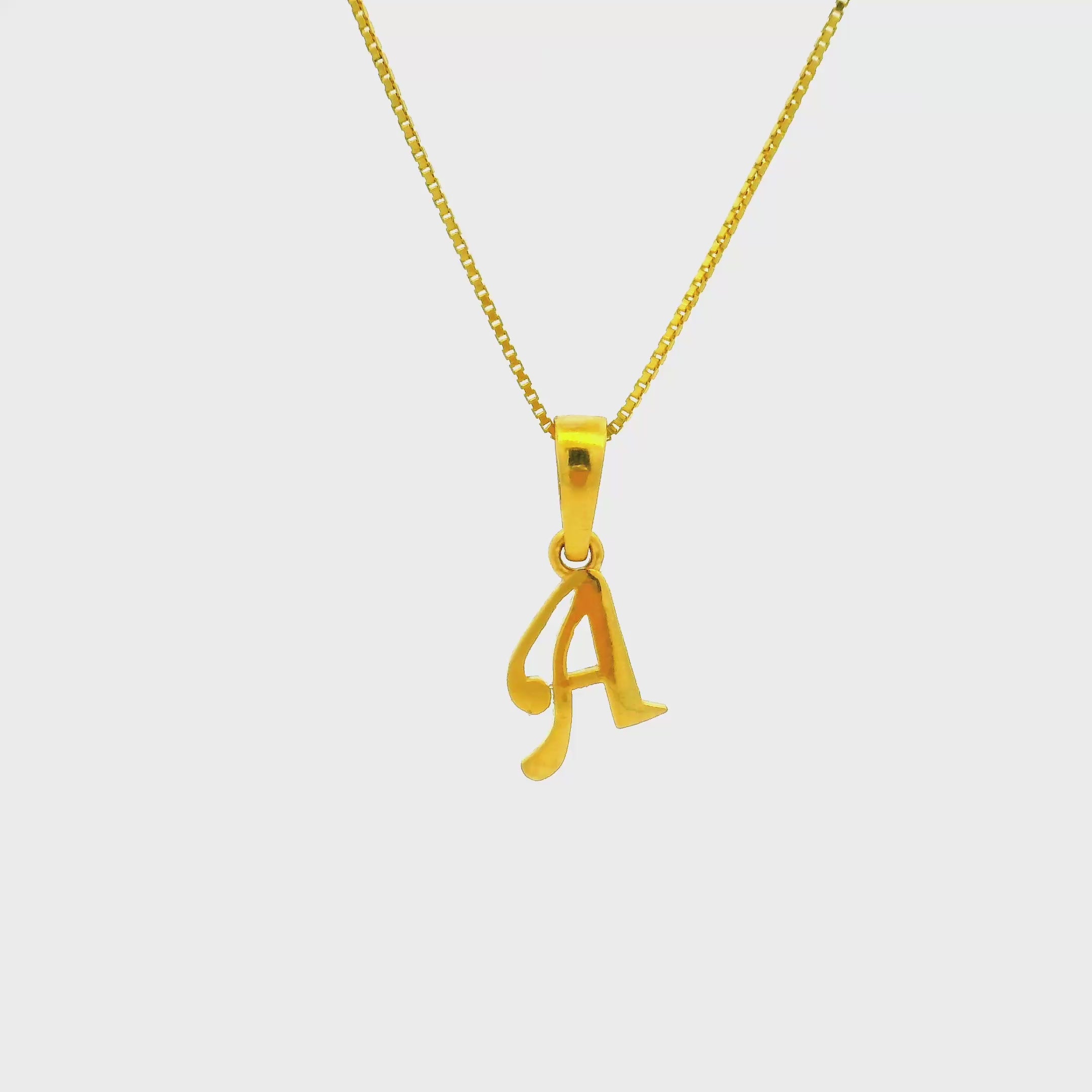 Aesthetic Shine Gold Locket for Kids