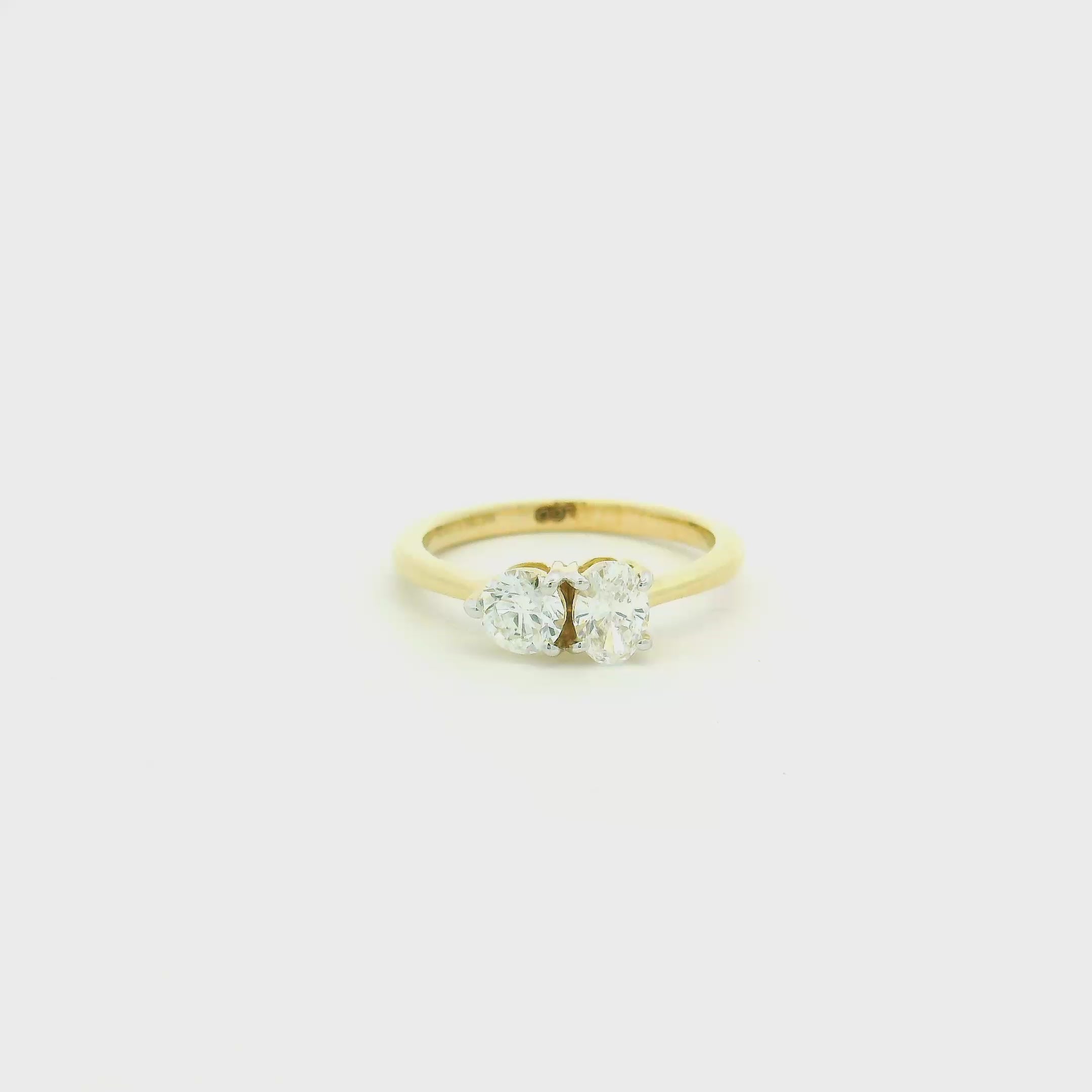 9K Mesmeric Shine Lab Grown Diamond Ring For Women