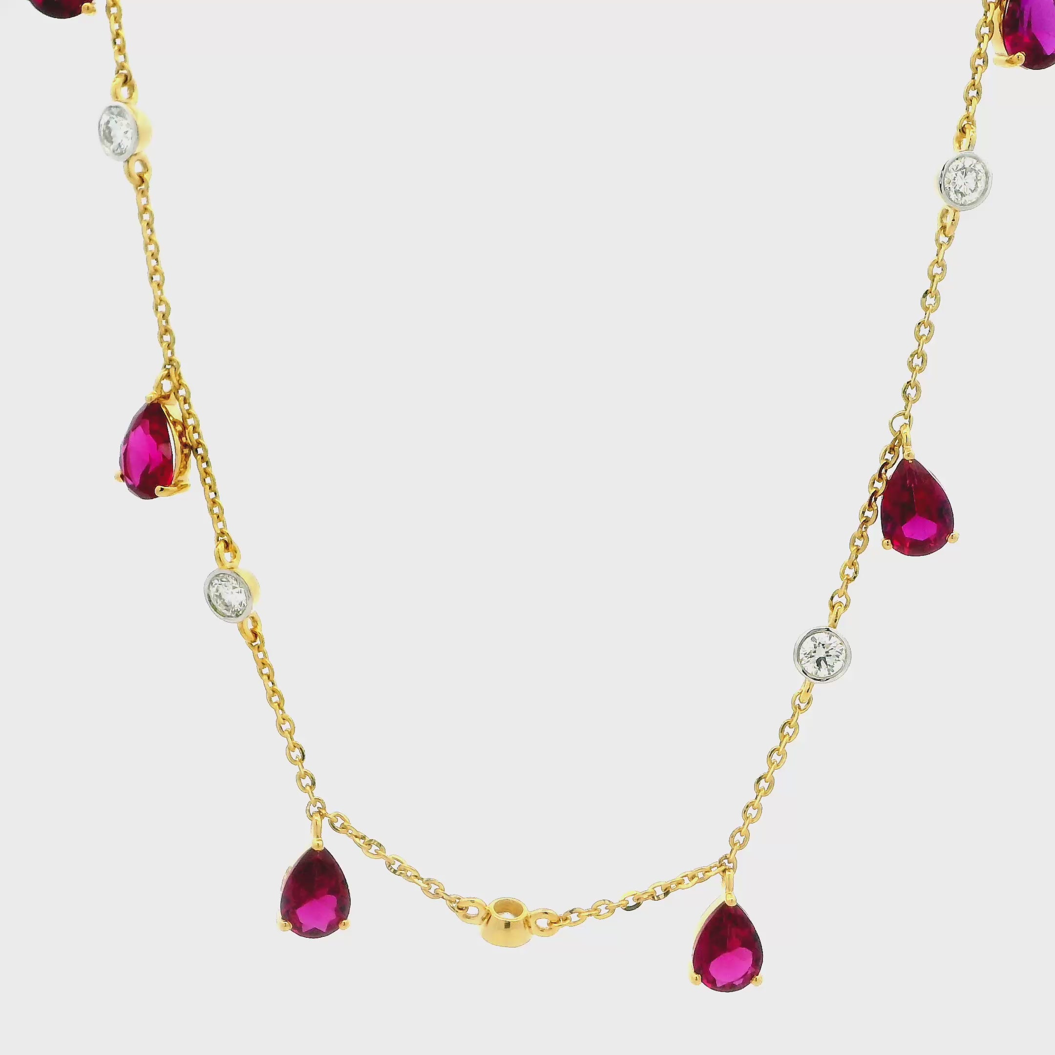 9K Lab Grown Diamond Necklace