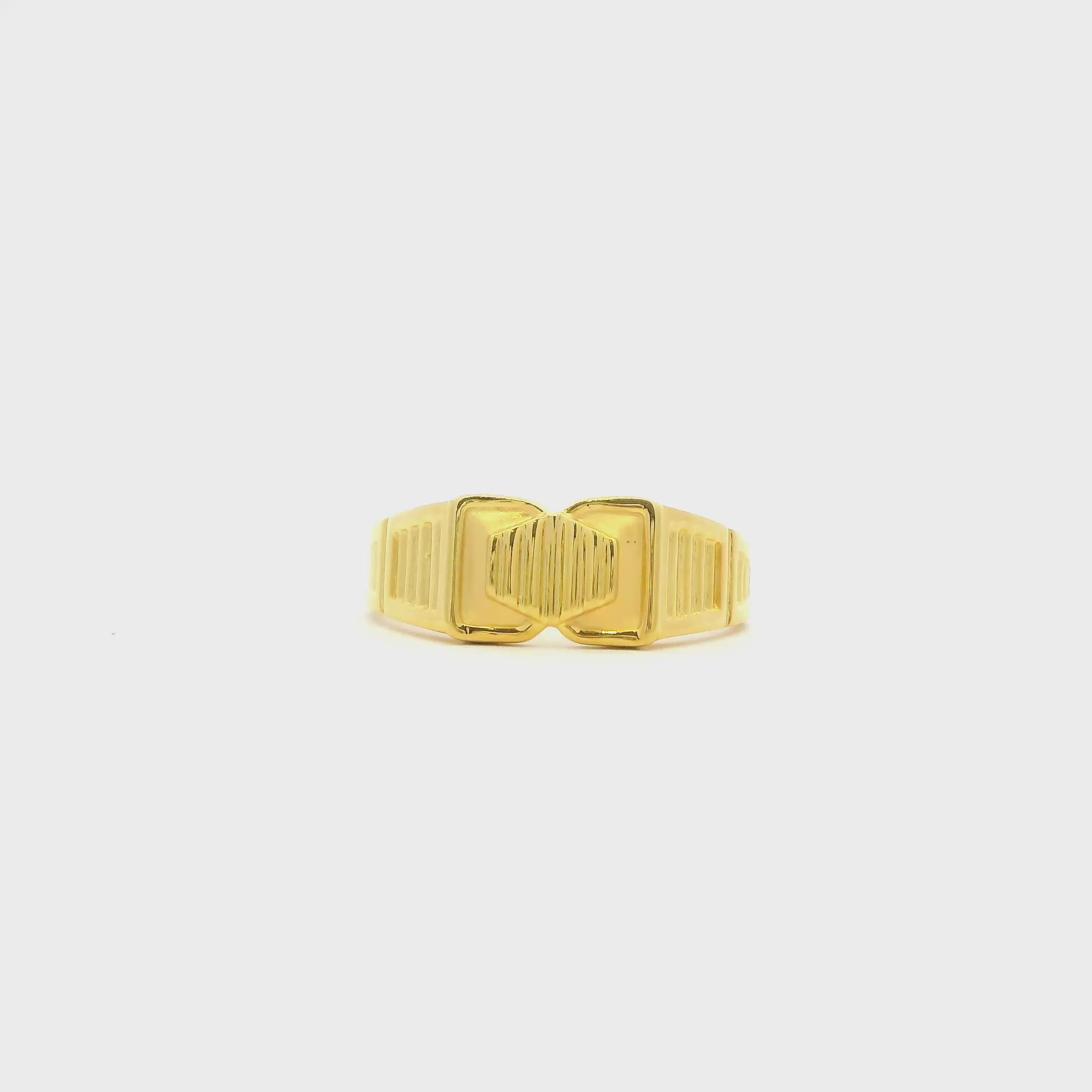 Vigour Rizz Gold Rings for Men