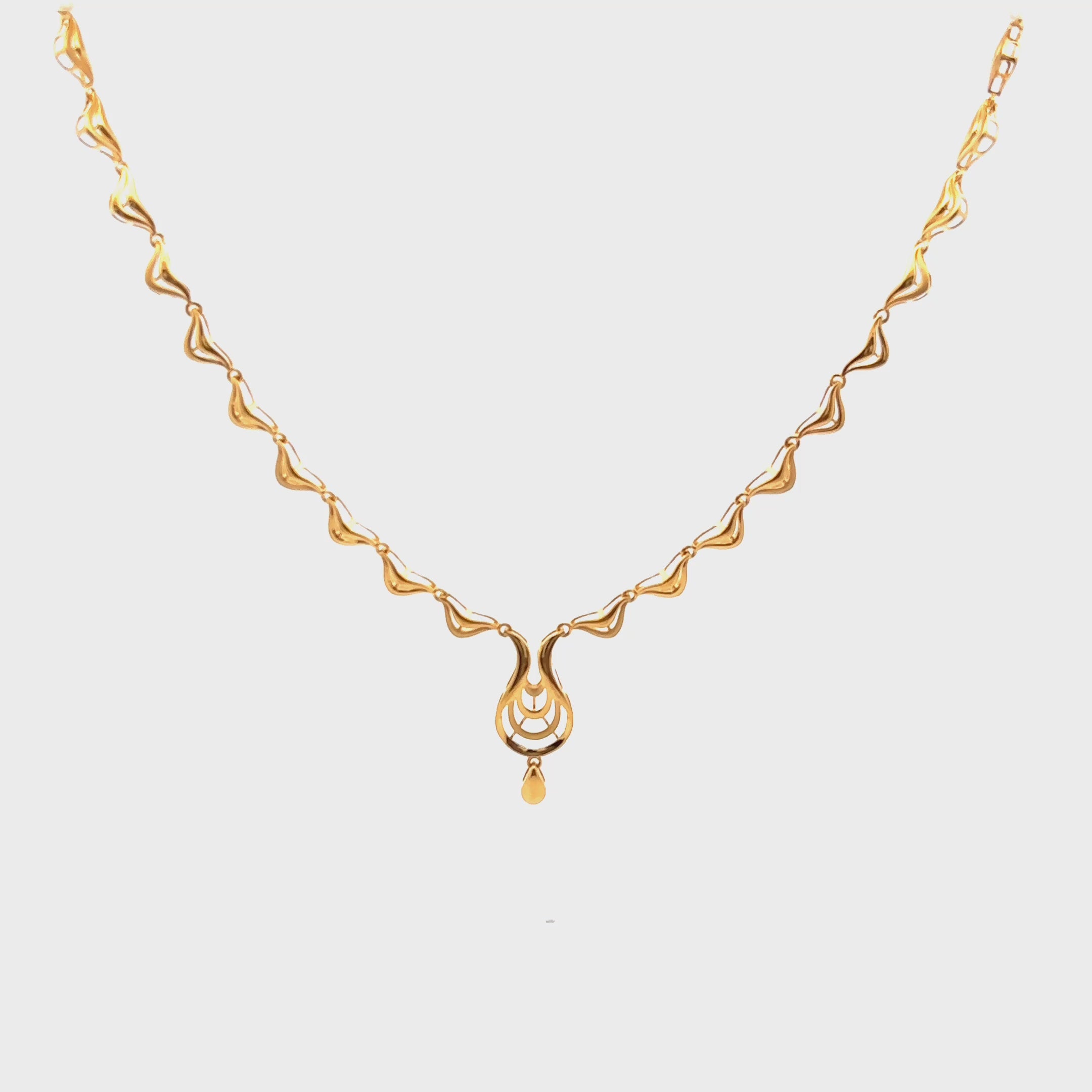 Subtle Spark Gold Necklace