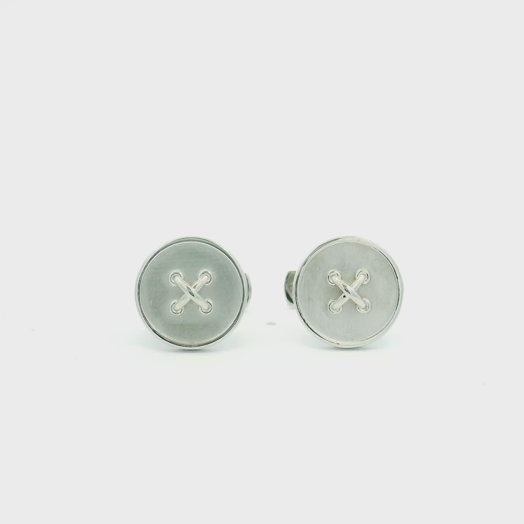 Shining Oval Cufflinks for Men