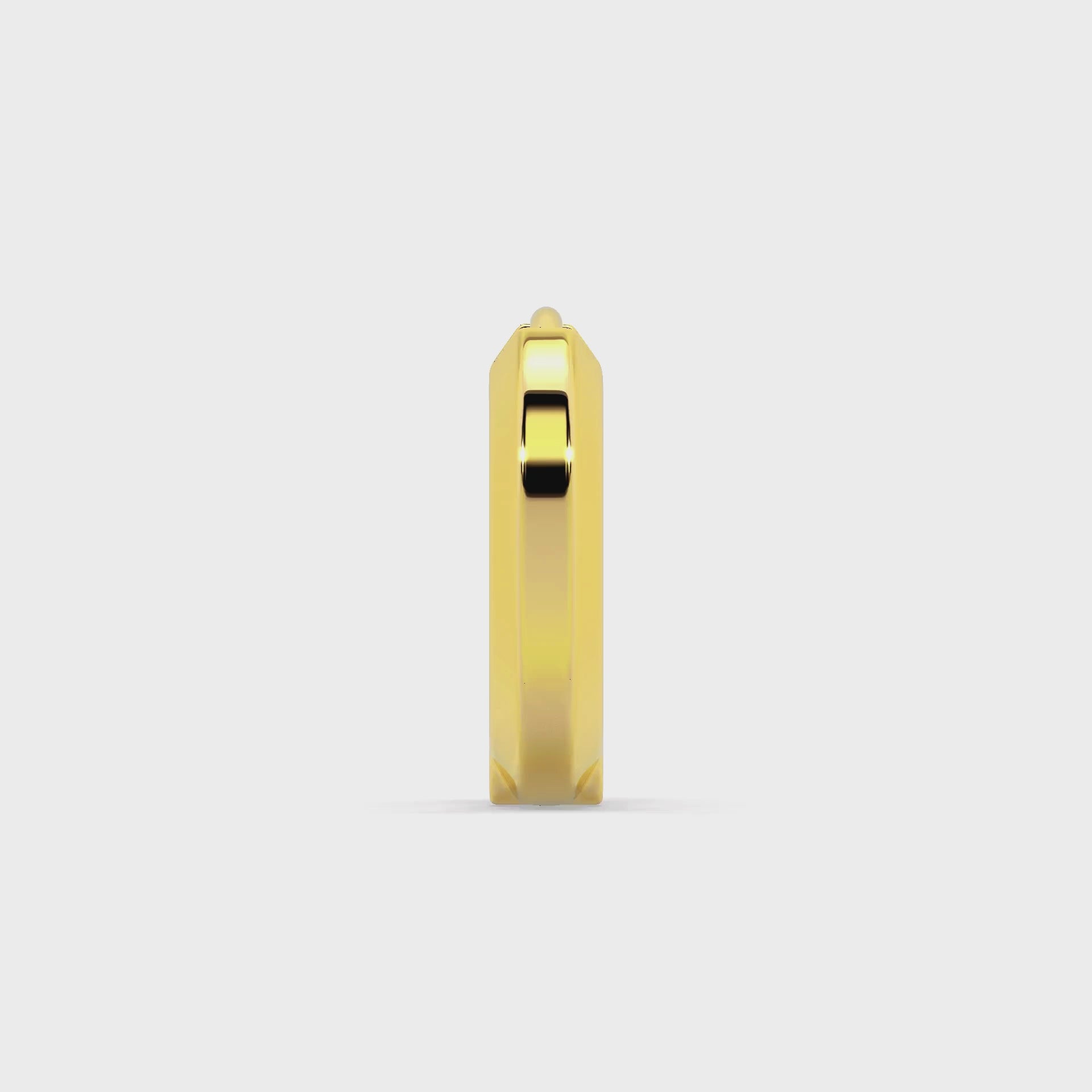 Husky Gleam Gold Studs for Men