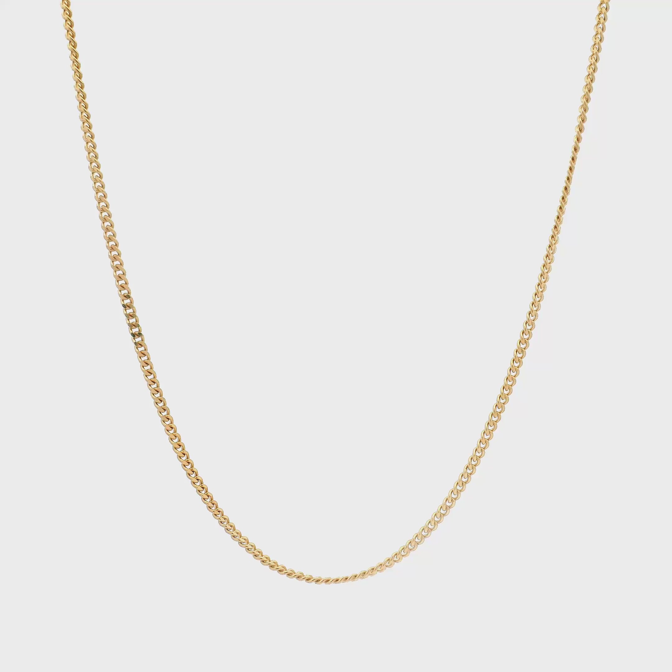 Delicate Glow Rose Gold Chain for Kids
