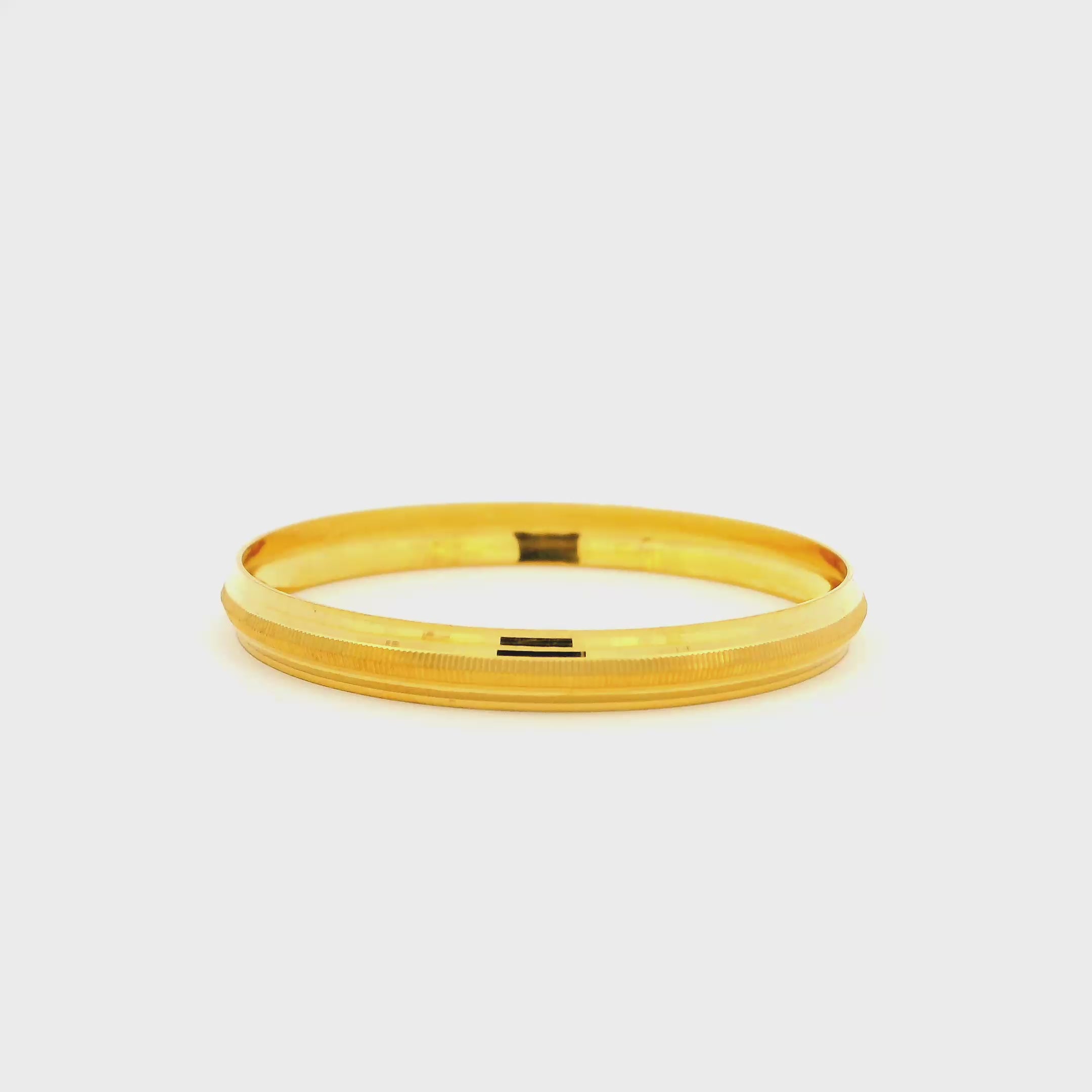 Adorable Glow Gold Infant Bangle