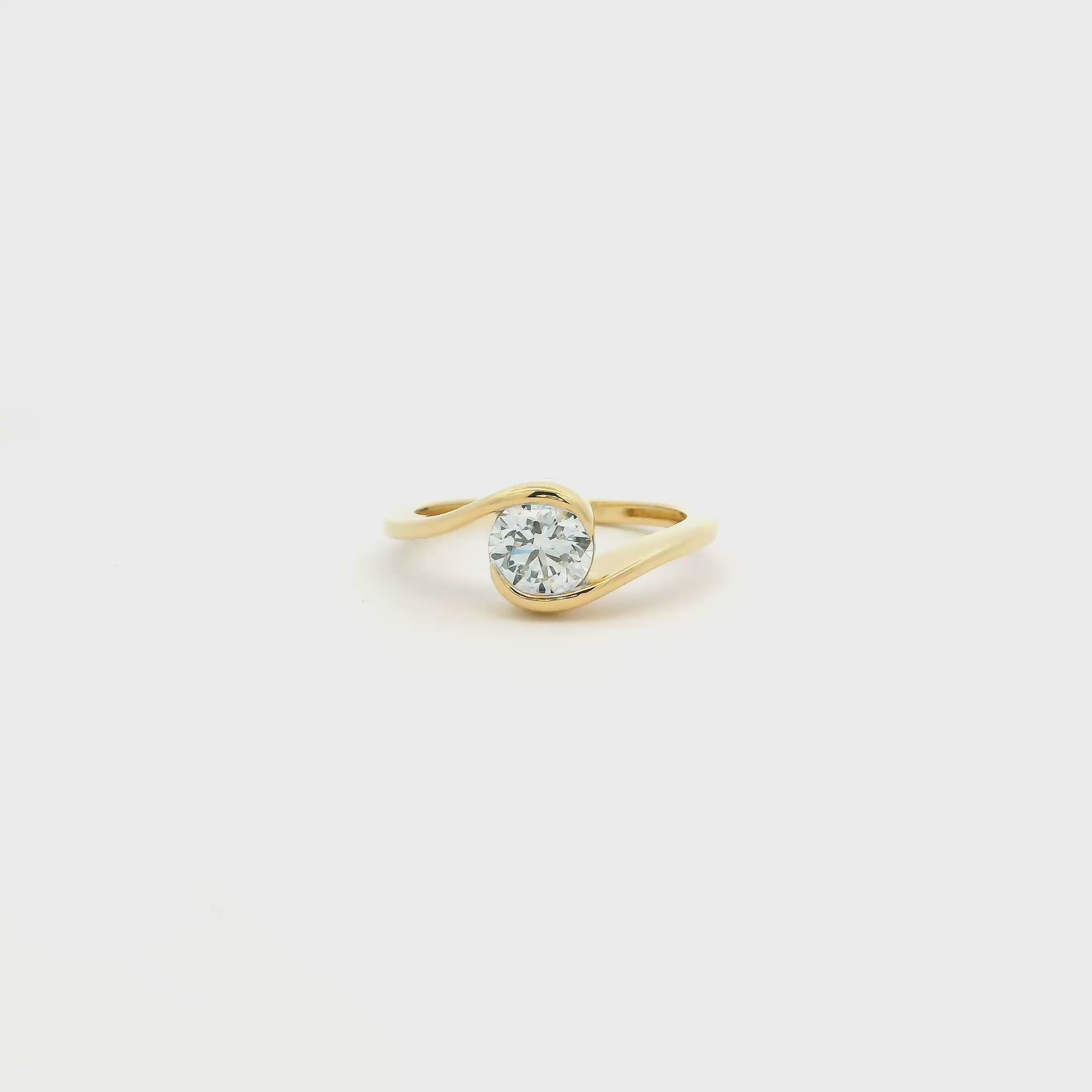 Posh Radiant Lab Grown Diamond Ring For Women