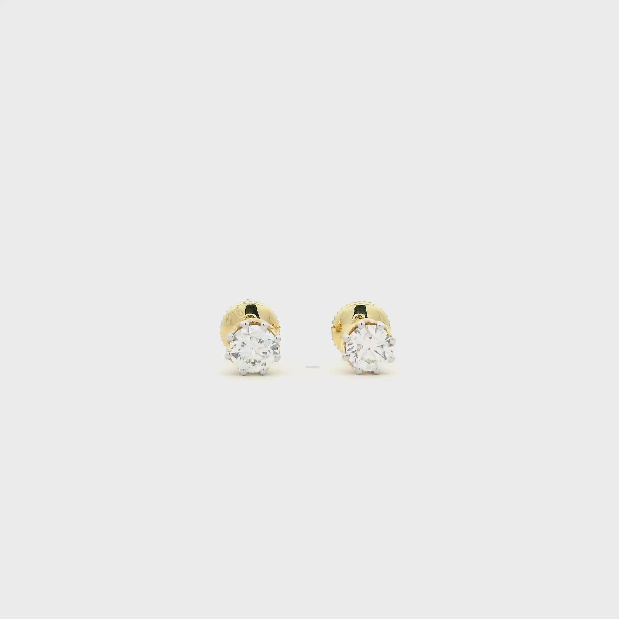 Lab Grown Diamond Earrings