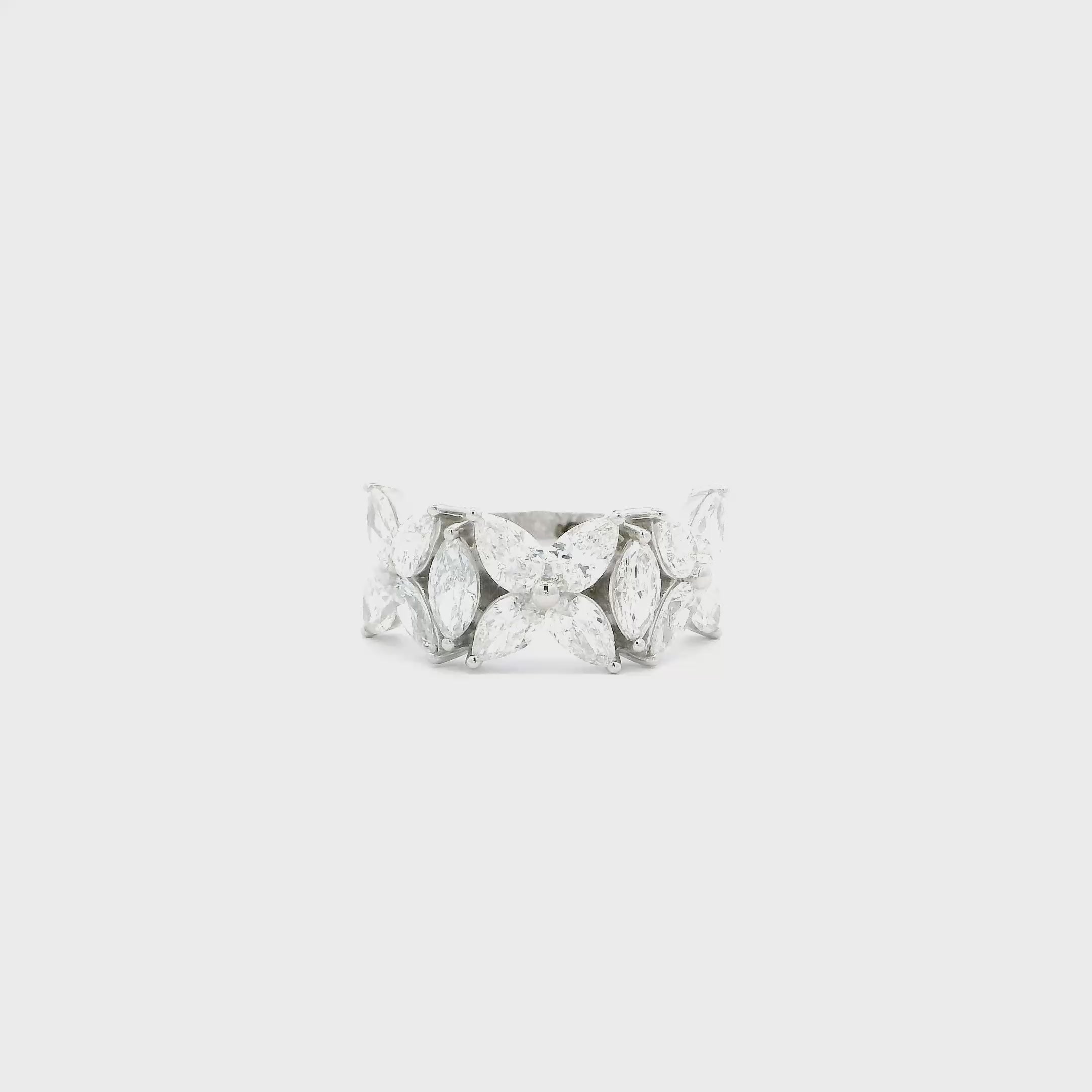 9K Lab Grown Diamond Ring For Women