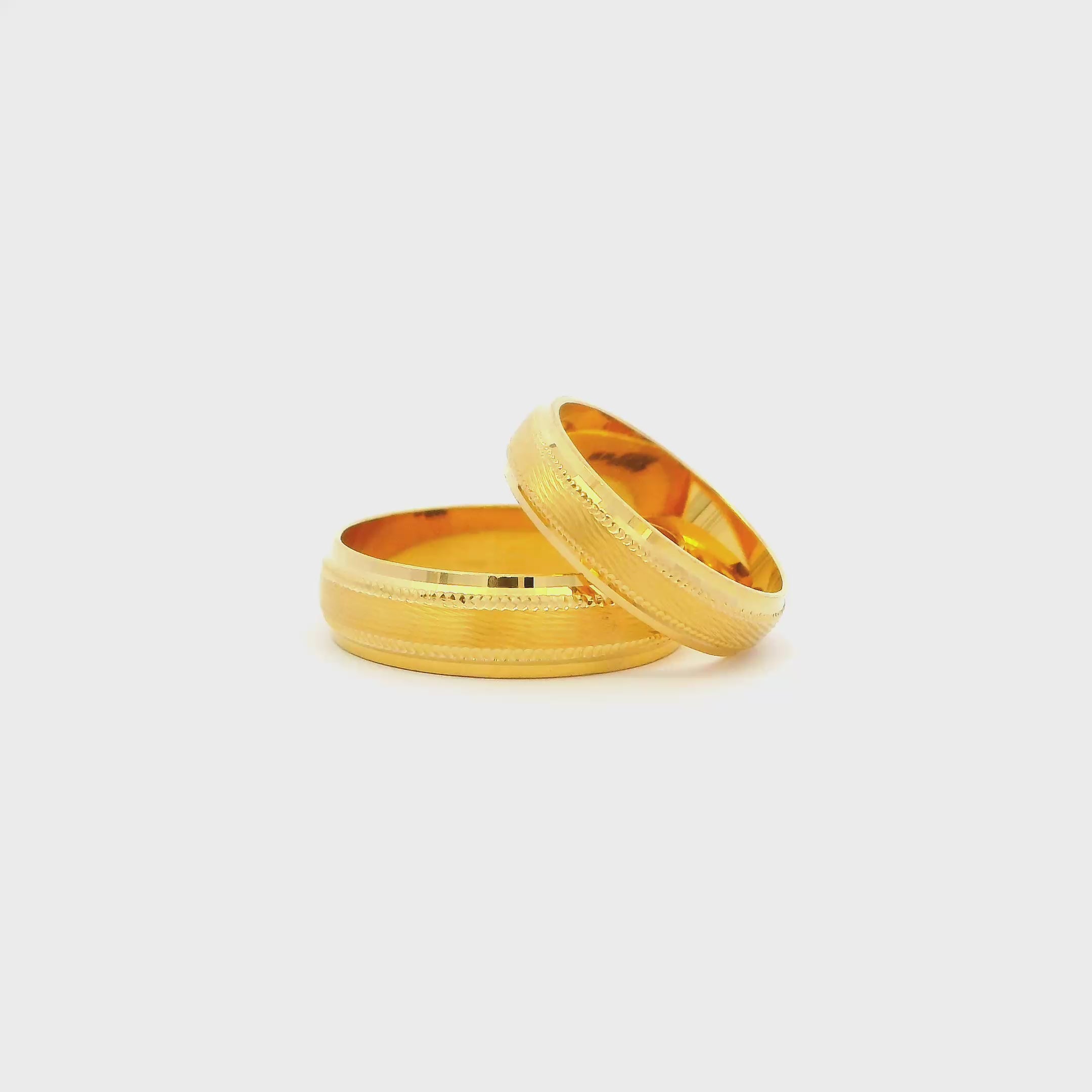 Radiant Promise Gold Couple Rings