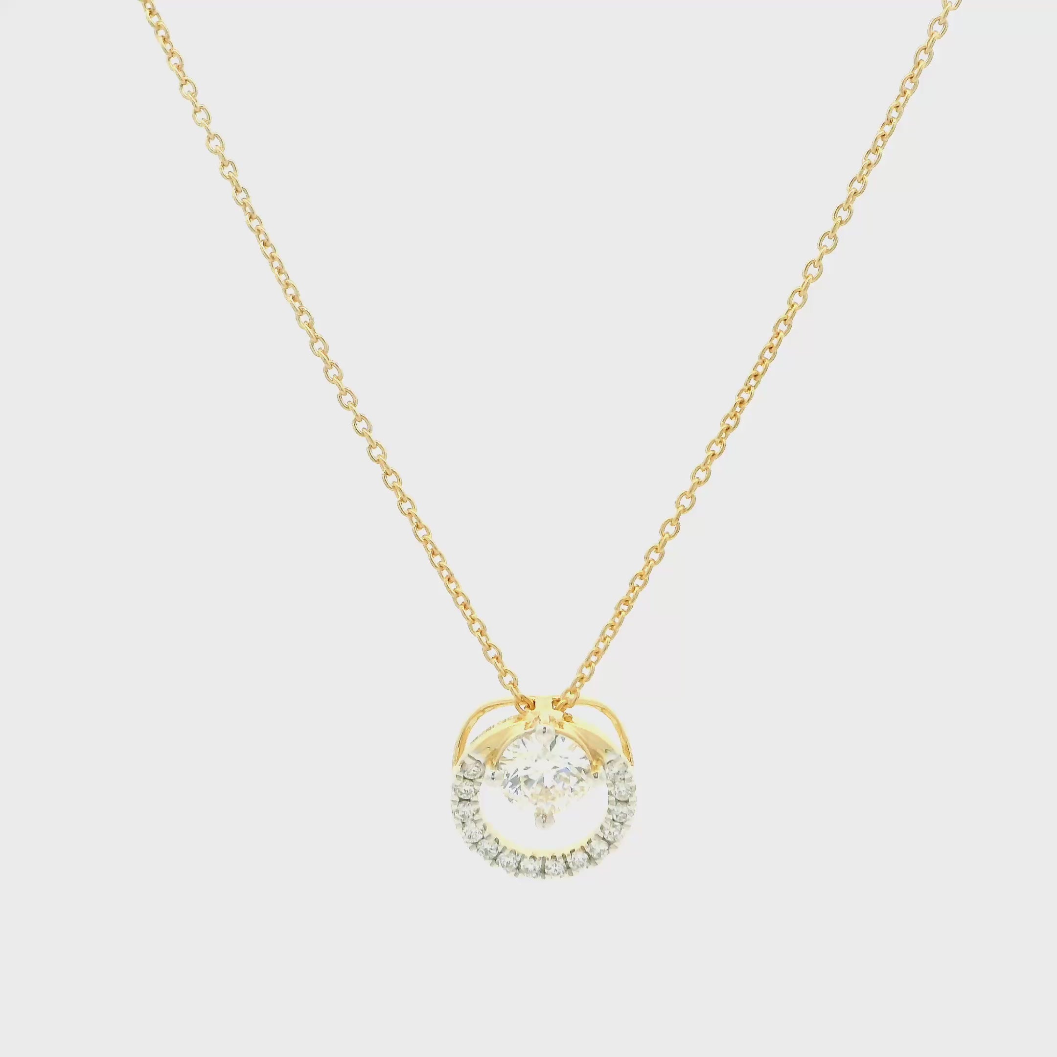Ravishing Shine Lab Grown Diamond Pendant