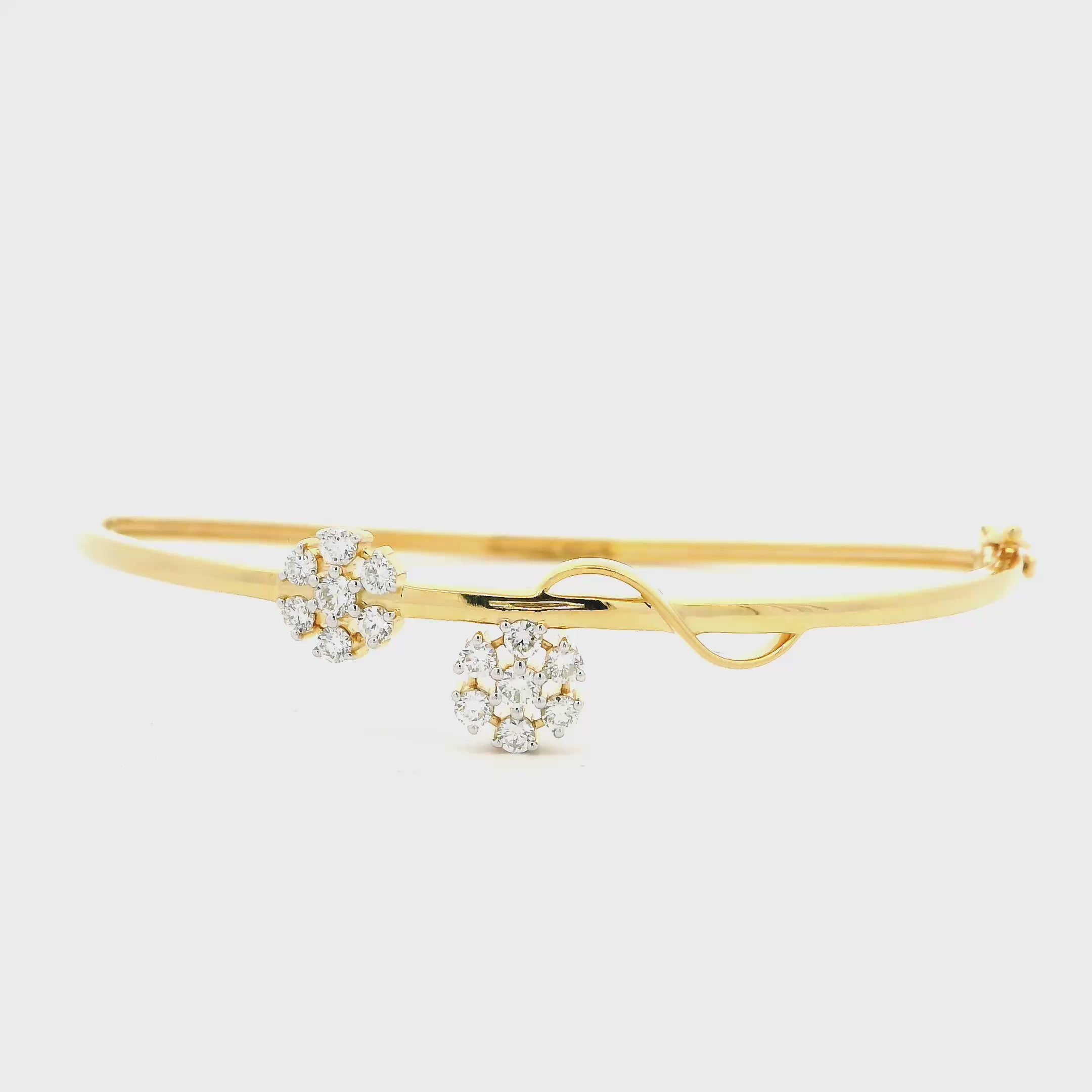 14K Lab Grown Diamond Bracelet