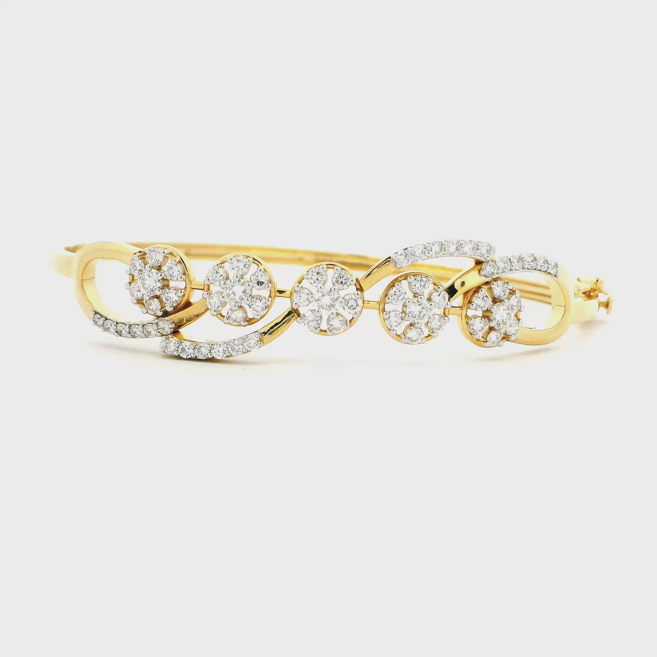 9K Lab Grown Diamond Bracelet