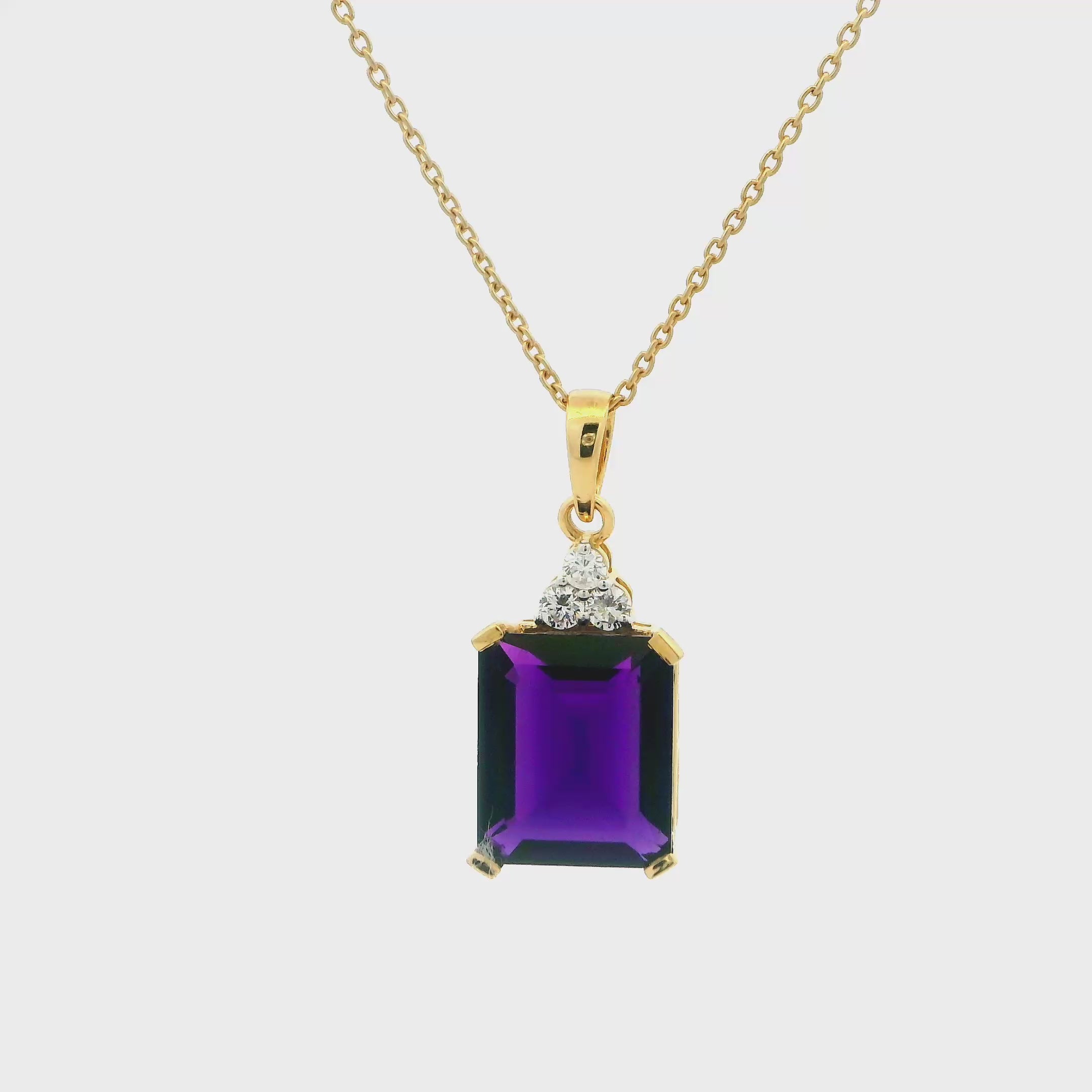 18K Lab Grown Diamond Necklace
