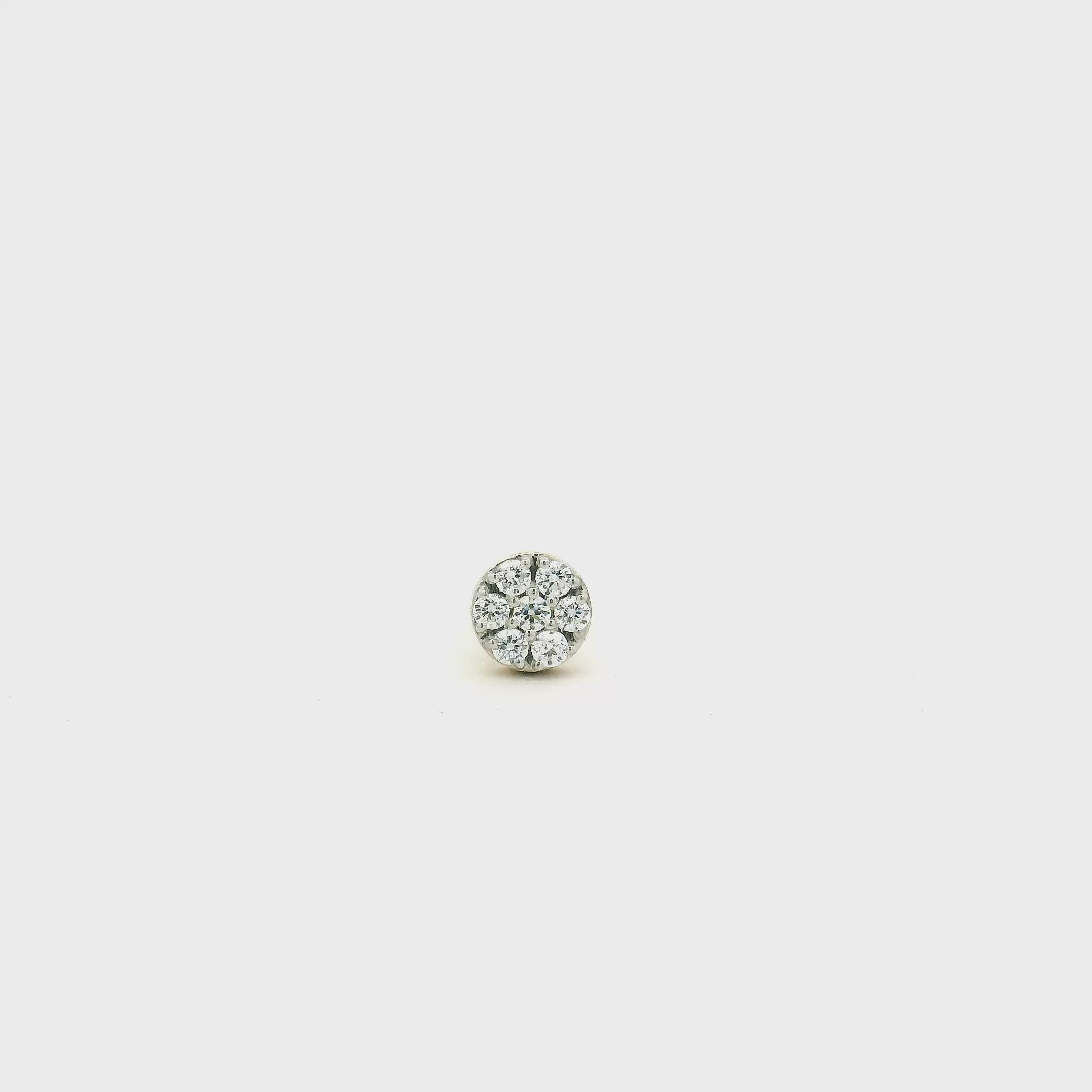Iconic Dazzle Gold Studs