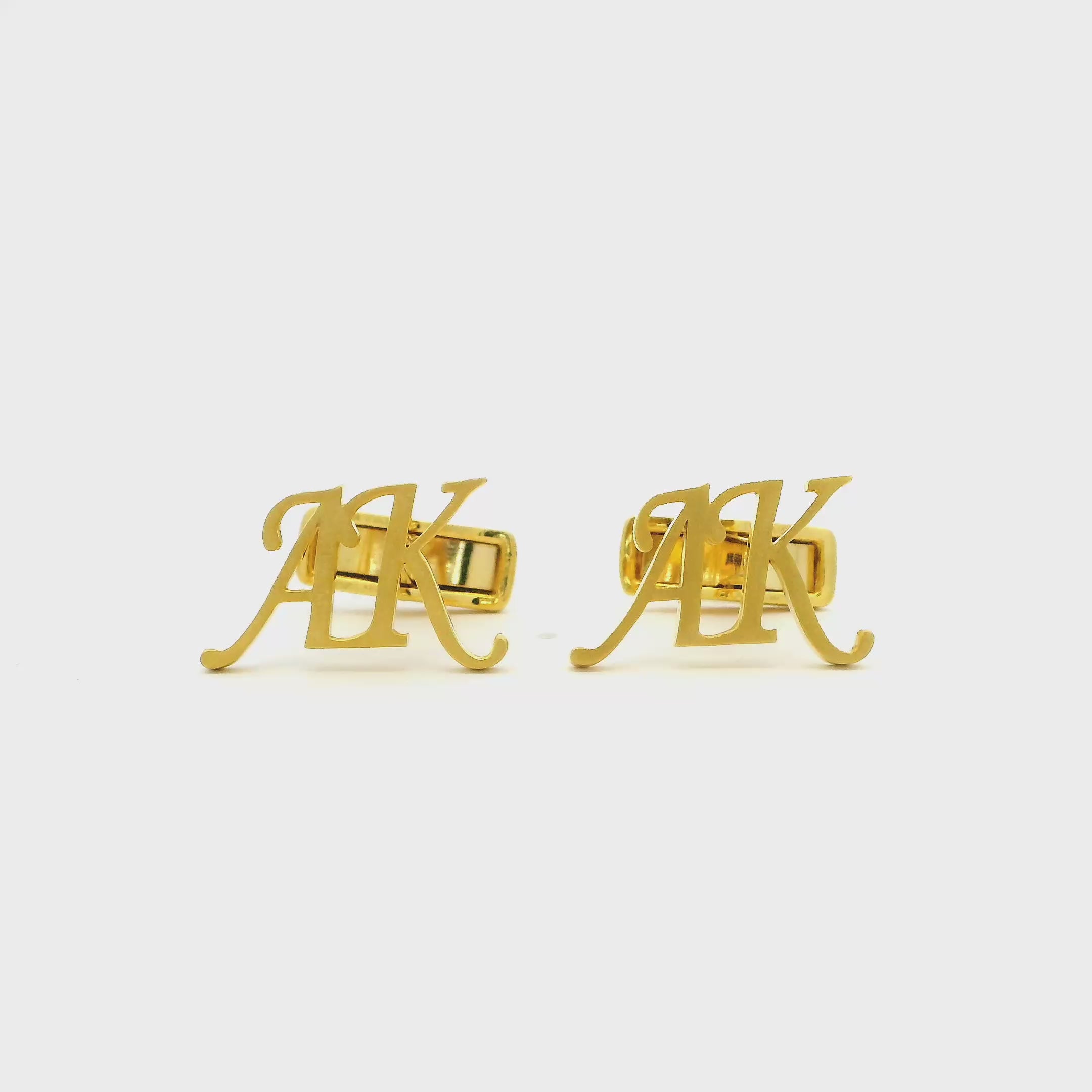 Husky Radiance Gold Cufflinks for Men
