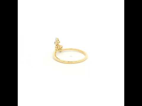 Quiet Grace 14K Diamond Ring