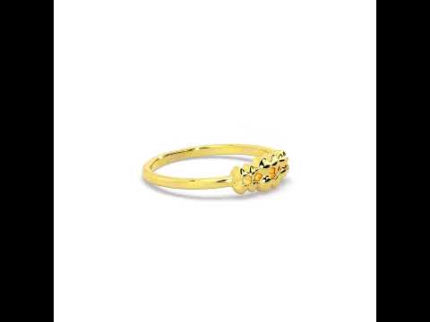 Serene Charm 18K Gold Ring