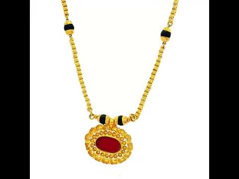 Ruby Radiance Gold Mangalsutra