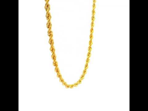 Brawny Edge Men Gold Chain