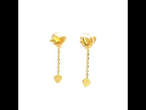 Seamless Glow Gold Studs for Women