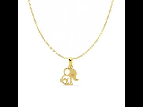 Adorable Jumbo Gold Locket for Kids