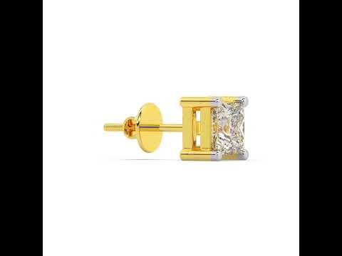 Splendour Shine Men Gold Studs