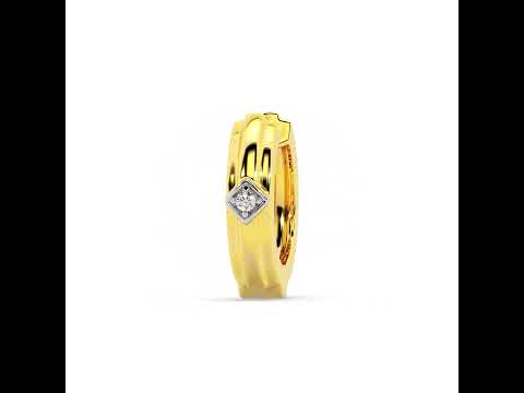 Noble Gleam 18K Gold Hoops for Men