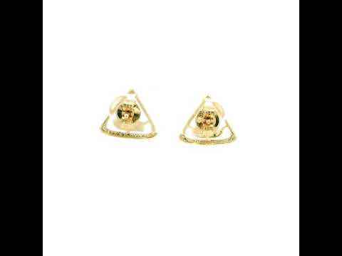 Suave Glaze 9K Diamond Studs