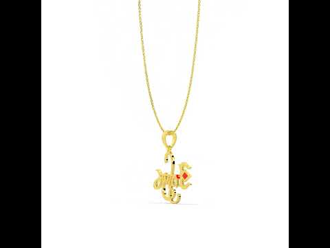 Divine Lord Mahadev 14K Gold Religious Locket